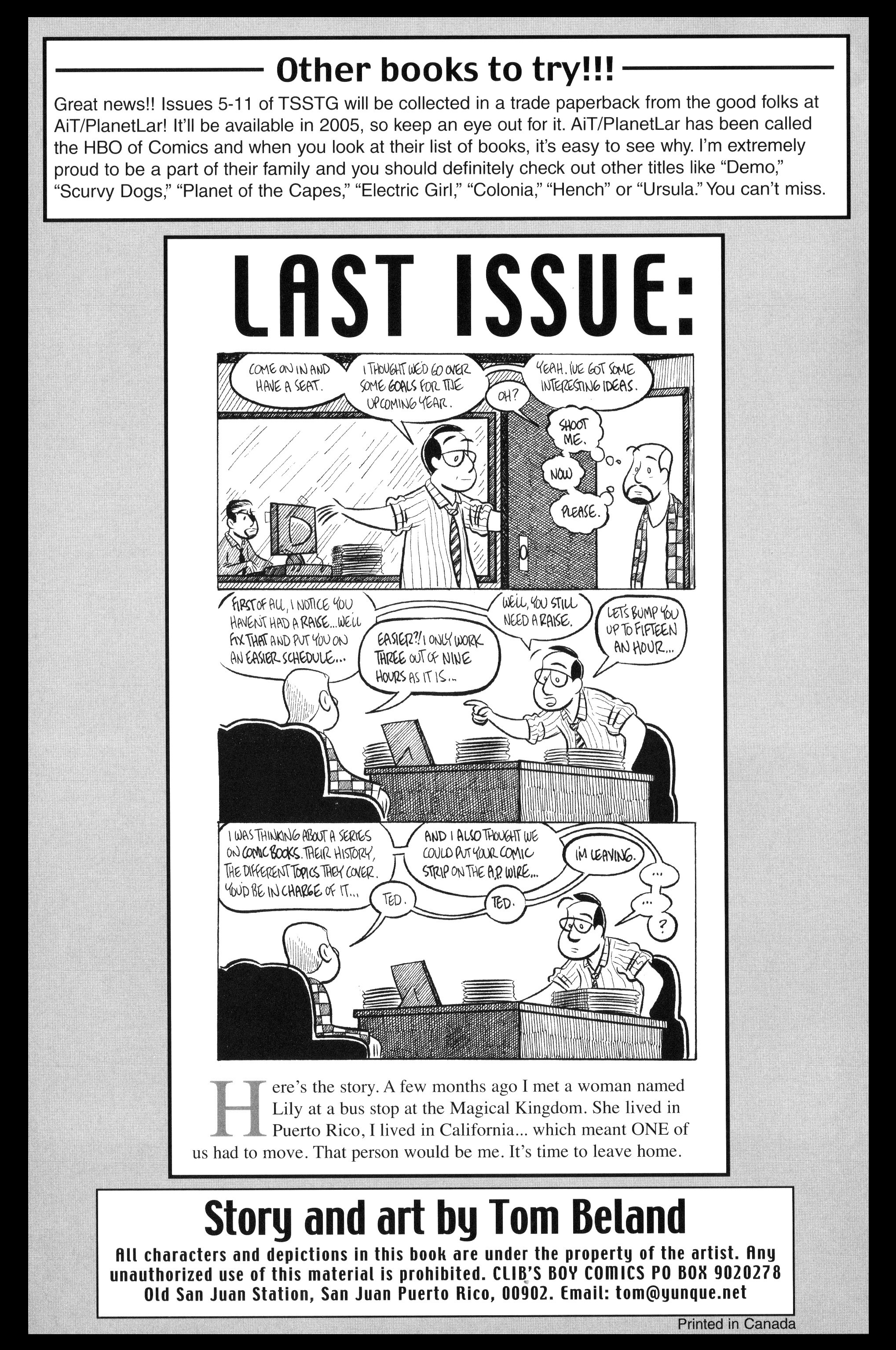 Read online True Story Swear To God (2000) comic -  Issue #11 - 2