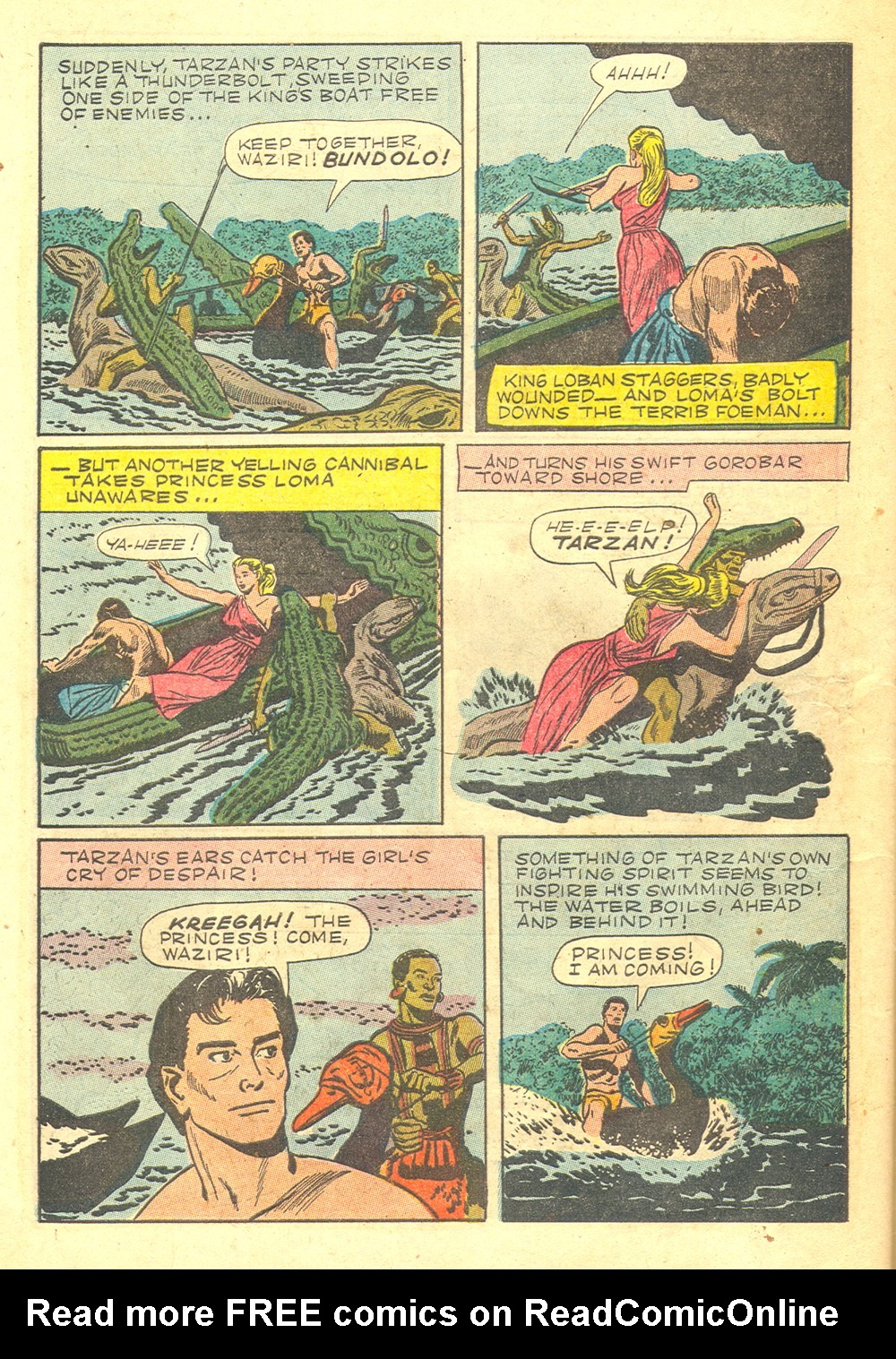 Read online Tarzan (1948) comic -  Issue #36 - 36