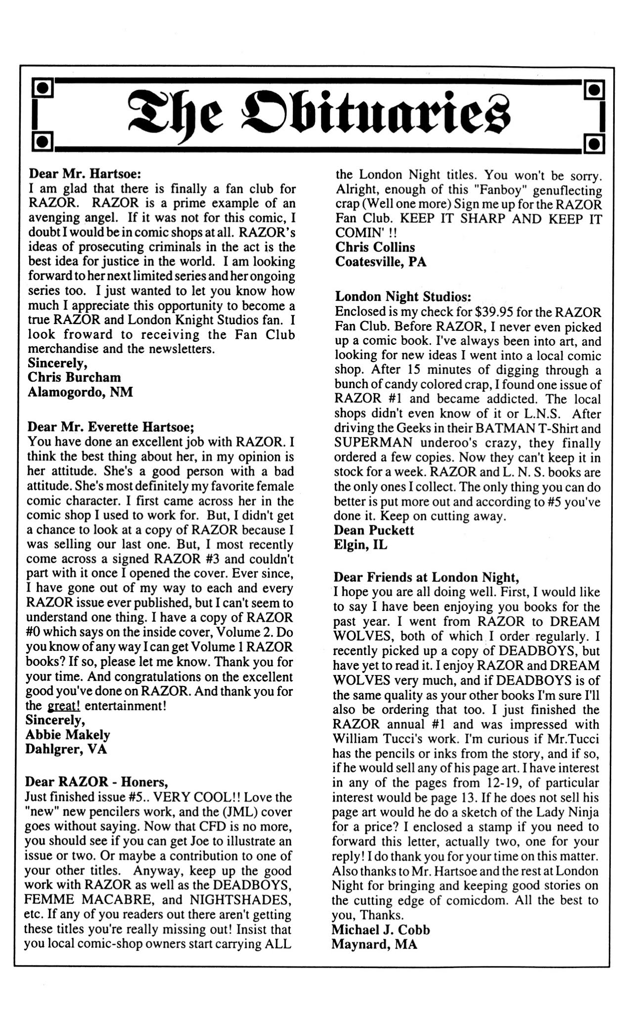 Read online Razor comic -  Issue #8 - 22