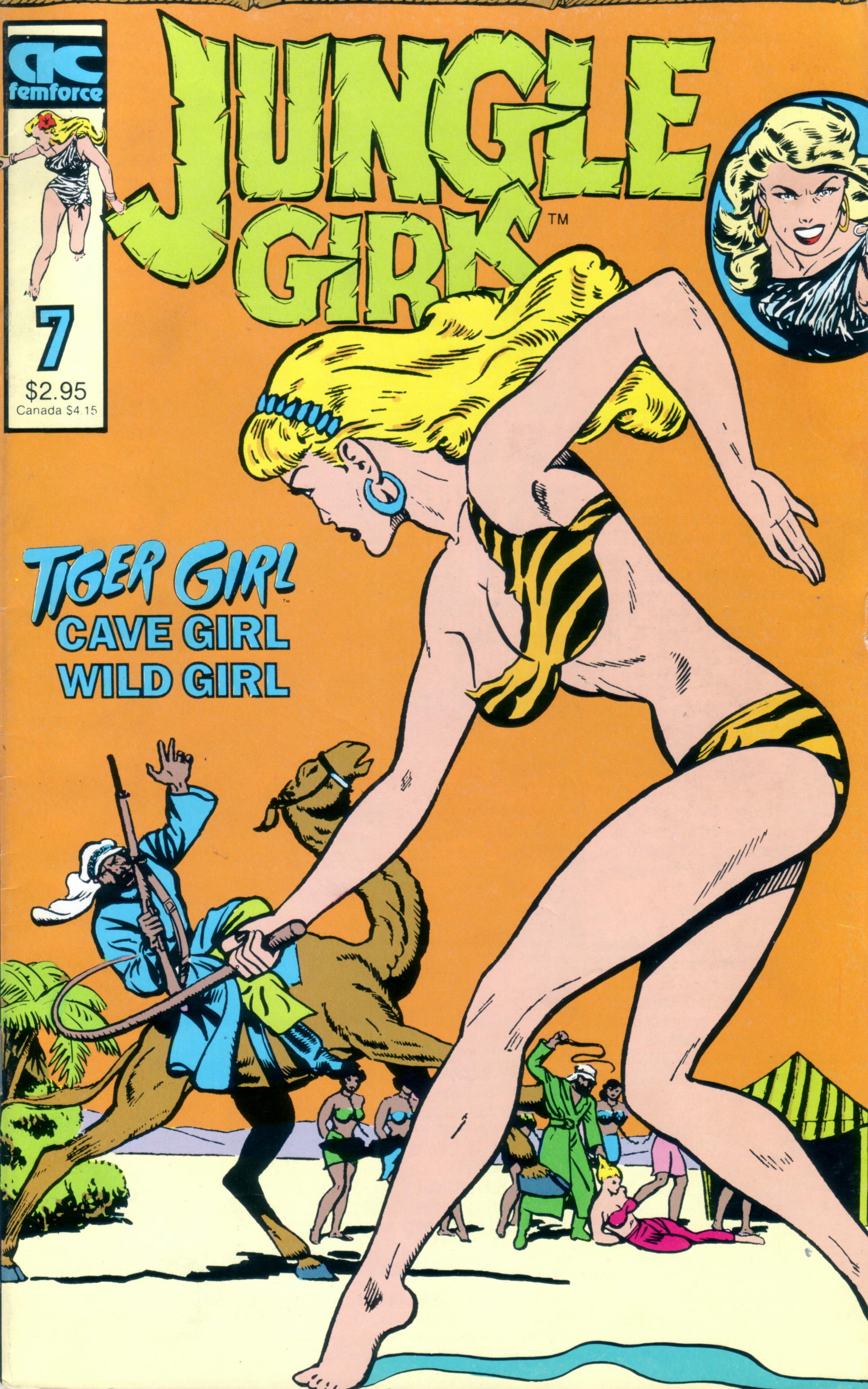 Read online Jungle Girls (1988) comic -  Issue #7 - 1