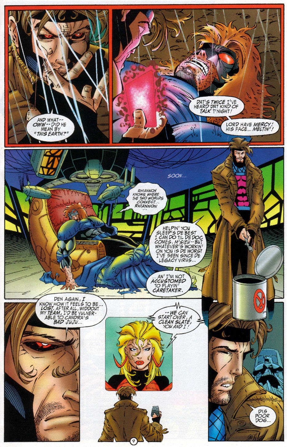 Read online The Night Man/Gambit comic -  Issue #1 - 9
