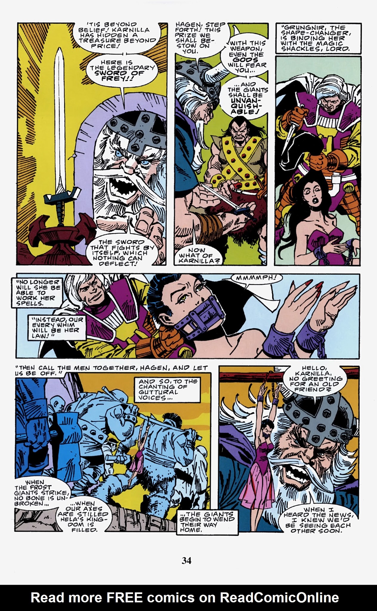 Read online Thor Visionaries: Walter Simonson comic -  Issue # TPB 4 - 36