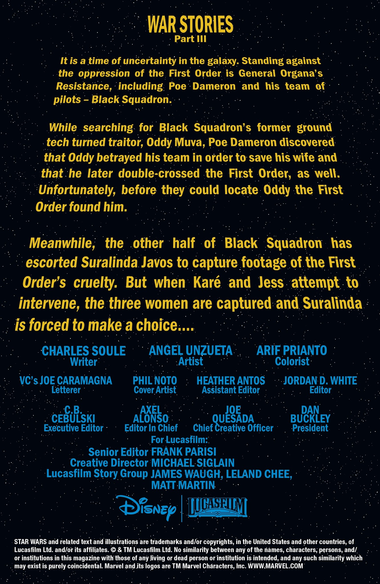Read online Star Wars: Poe Dameron comic -  Issue #19 - 2