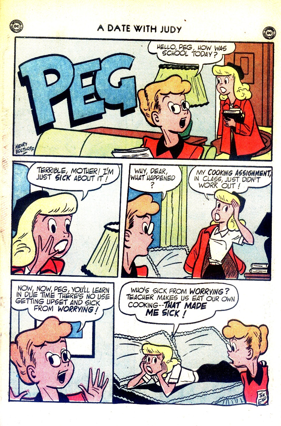 Read online A Date with Judy comic -  Issue #22 - 12