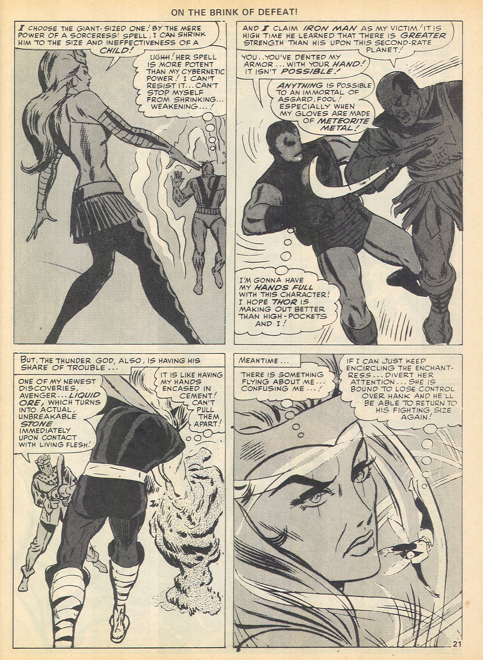 Read online The Avengers (1973) comic -  Issue #7 - 21