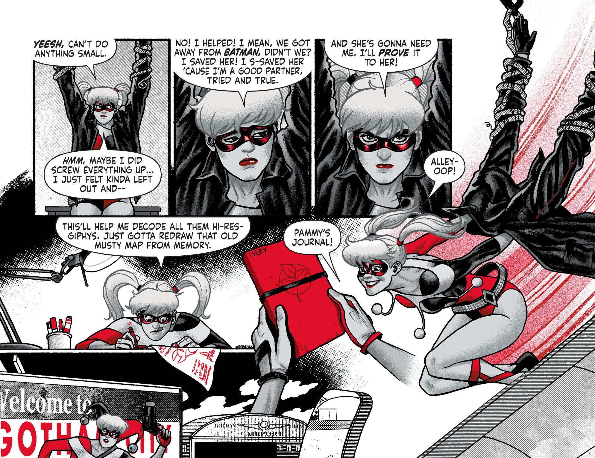 Read online Harley Quinn Black   White   Red comic -  Issue #9 - 12