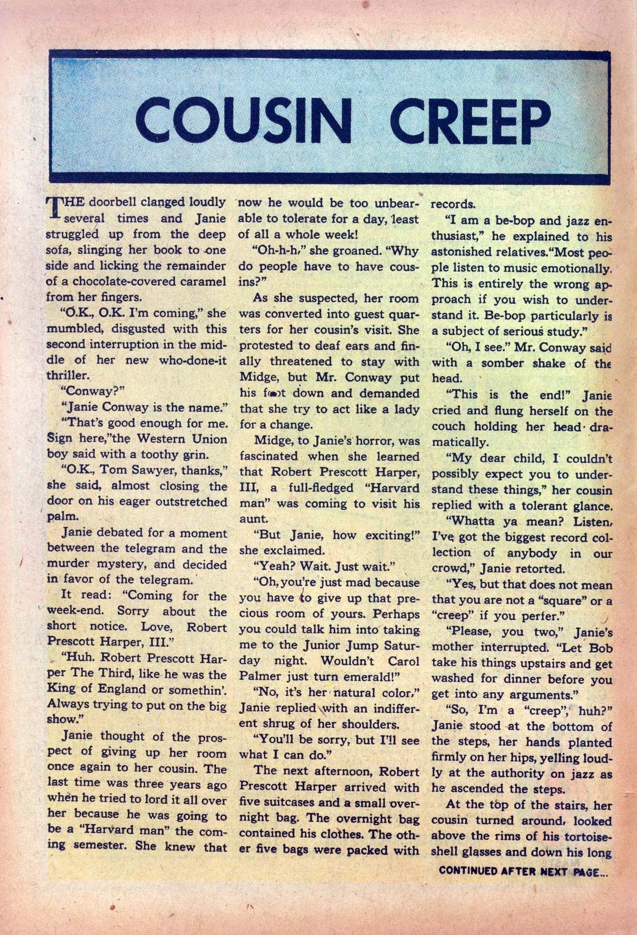 Read online Patsy and Hedy comic -  Issue #13 - 18