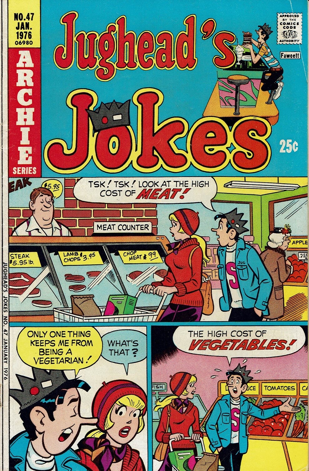 Read online Jughead's Jokes comic -  Issue #47 - 1
