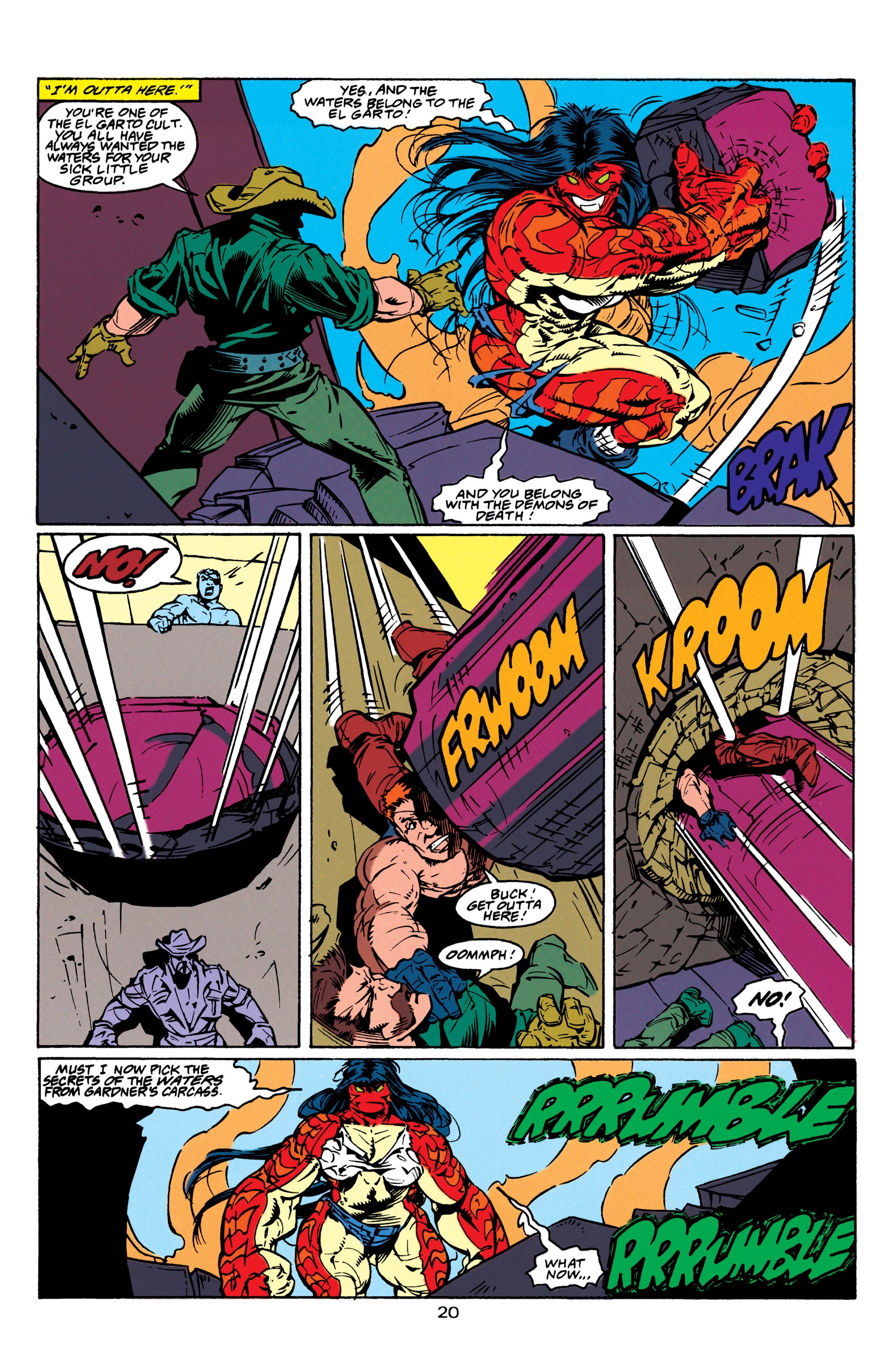 Read online Guy Gardner: Warrior comic -  Issue #23 - 21