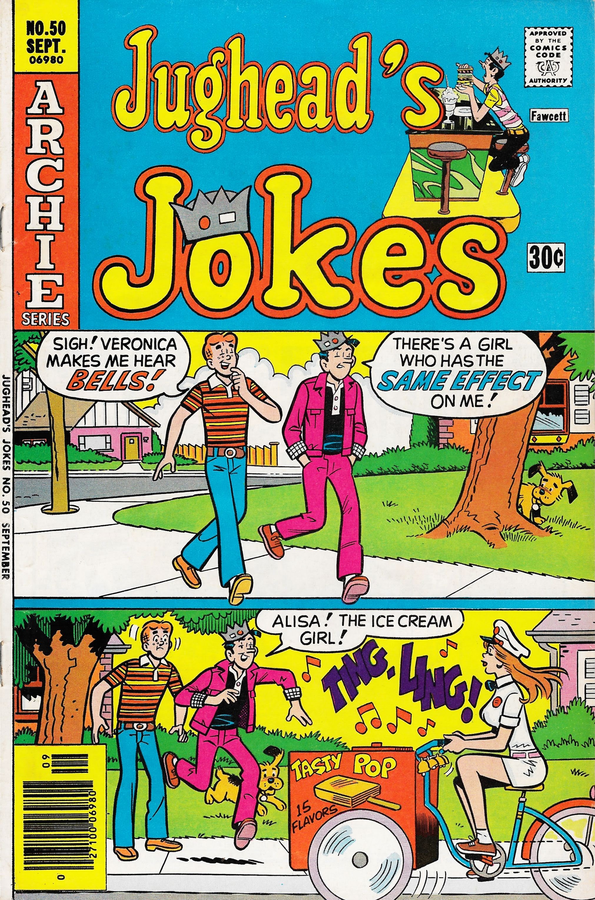 Read online Jughead's Jokes comic -  Issue #50 - 1
