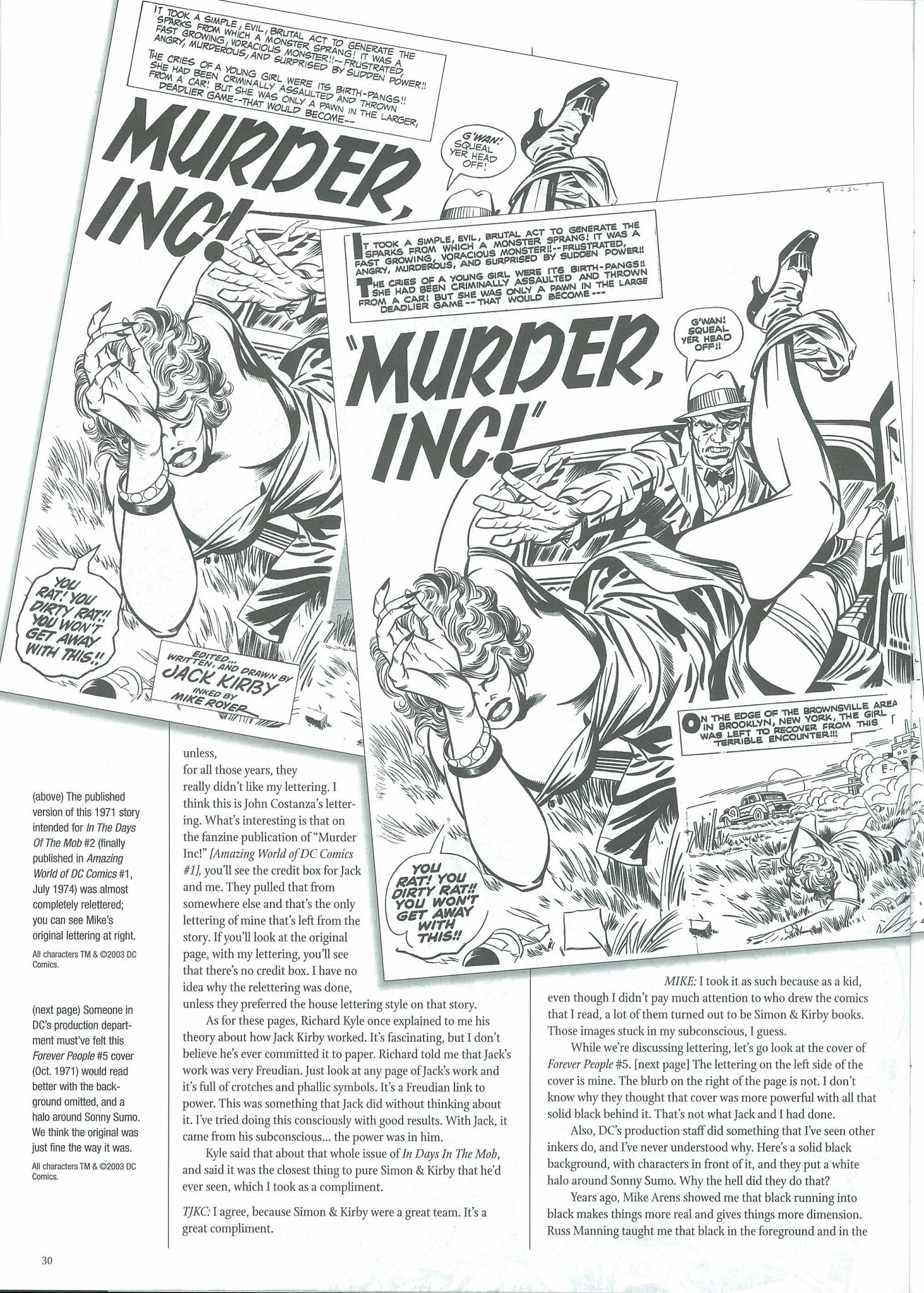 Read online The Jack Kirby Collector comic -  Issue #37 - 32