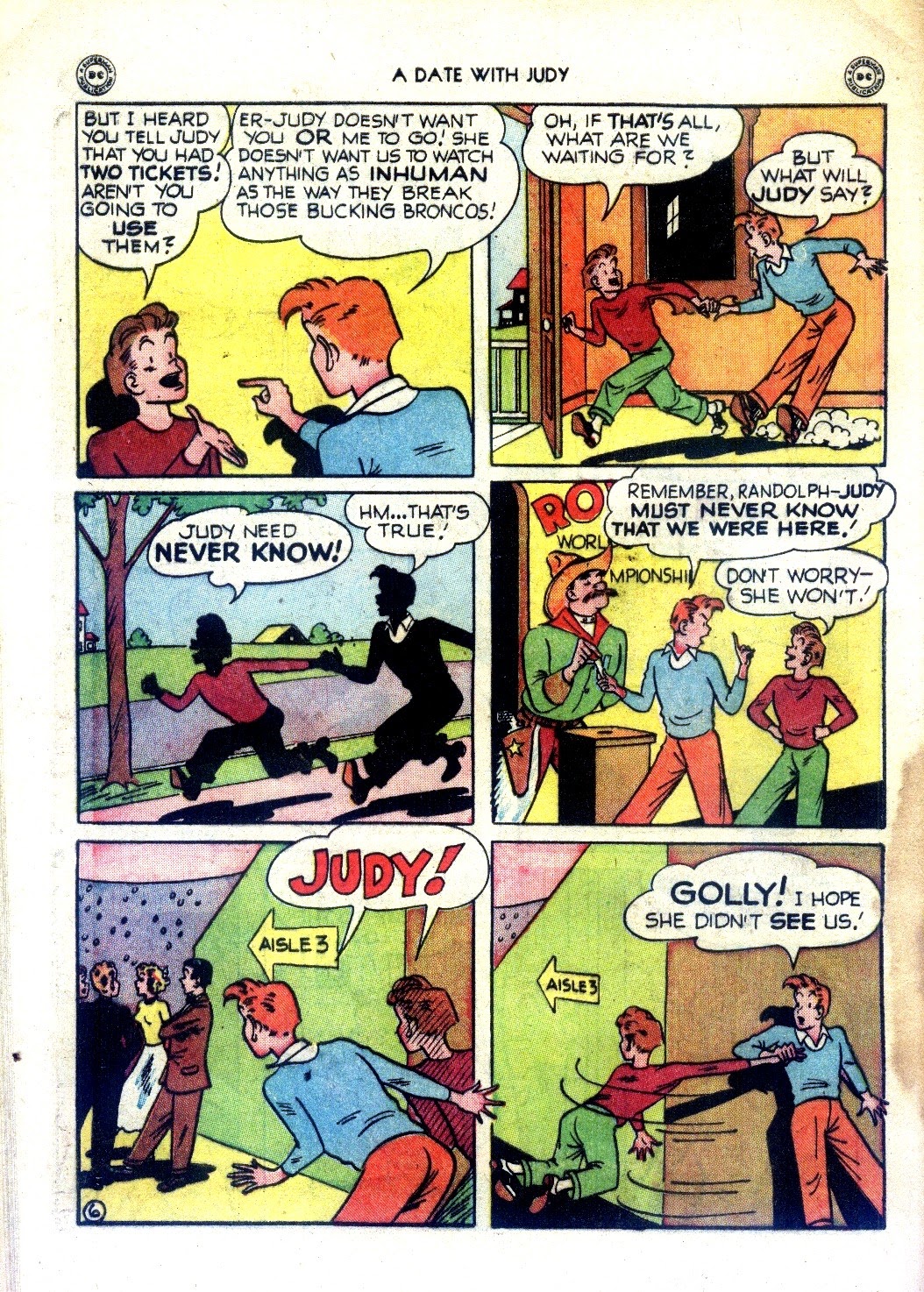 Read online A Date with Judy comic -  Issue #13 - 46