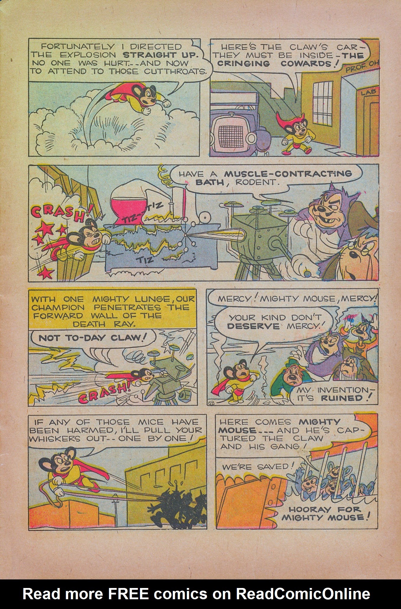 Read online Paul Terry's Mighty Mouse Comics comic -  Issue #34 - 9