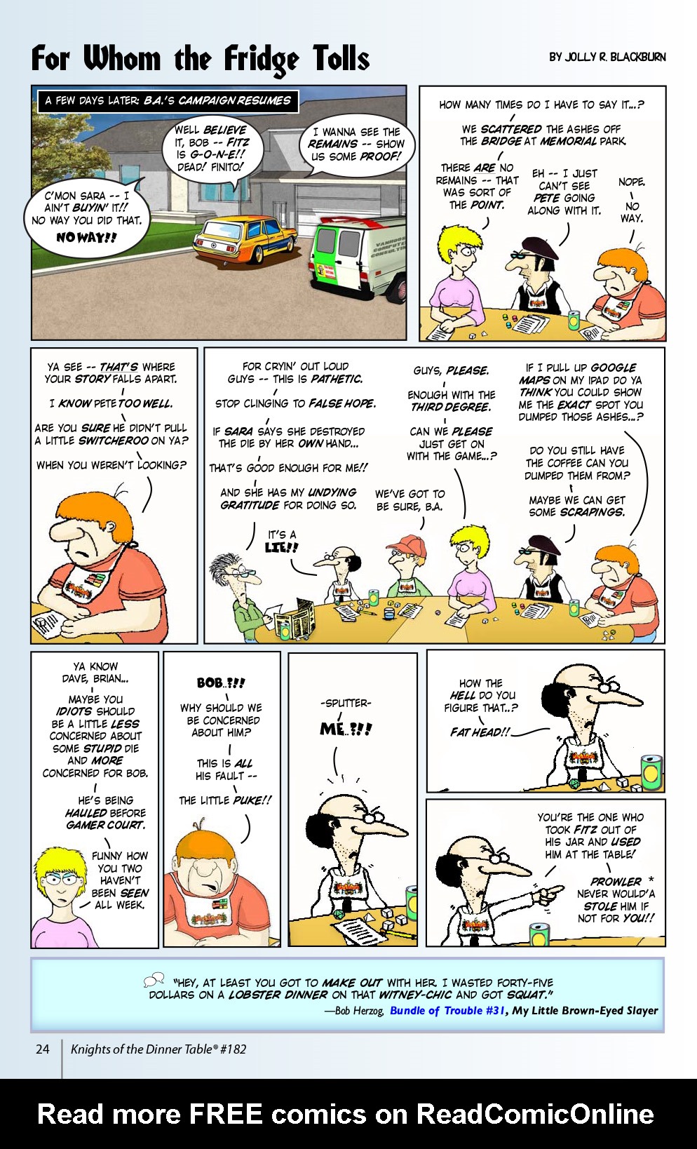 Read online Knights of the Dinner Table comic -  Issue #182 - 26