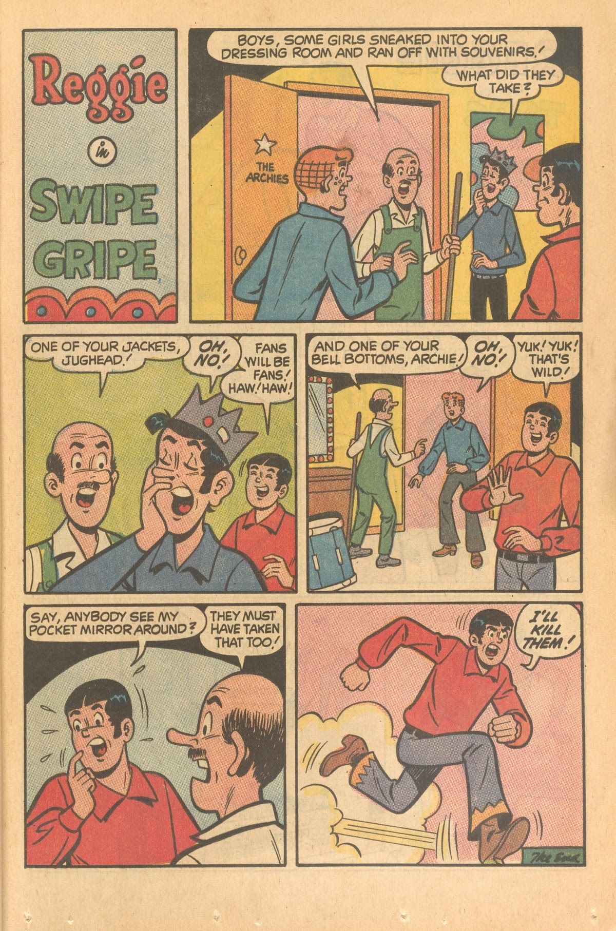 Read online Reggie's Wise Guy Jokes comic -  Issue #16 - 15