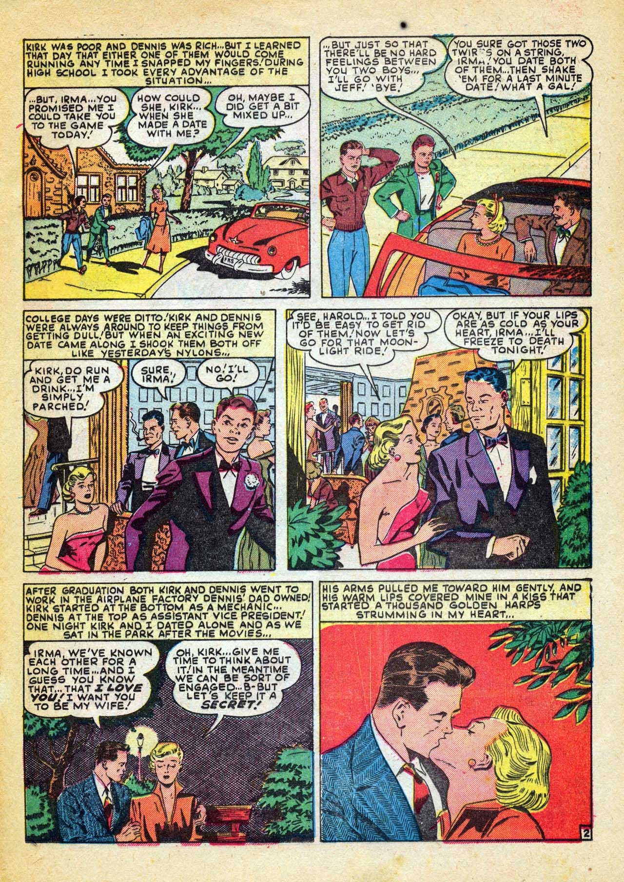 Read online Love Romances comic -  Issue #18 - 21