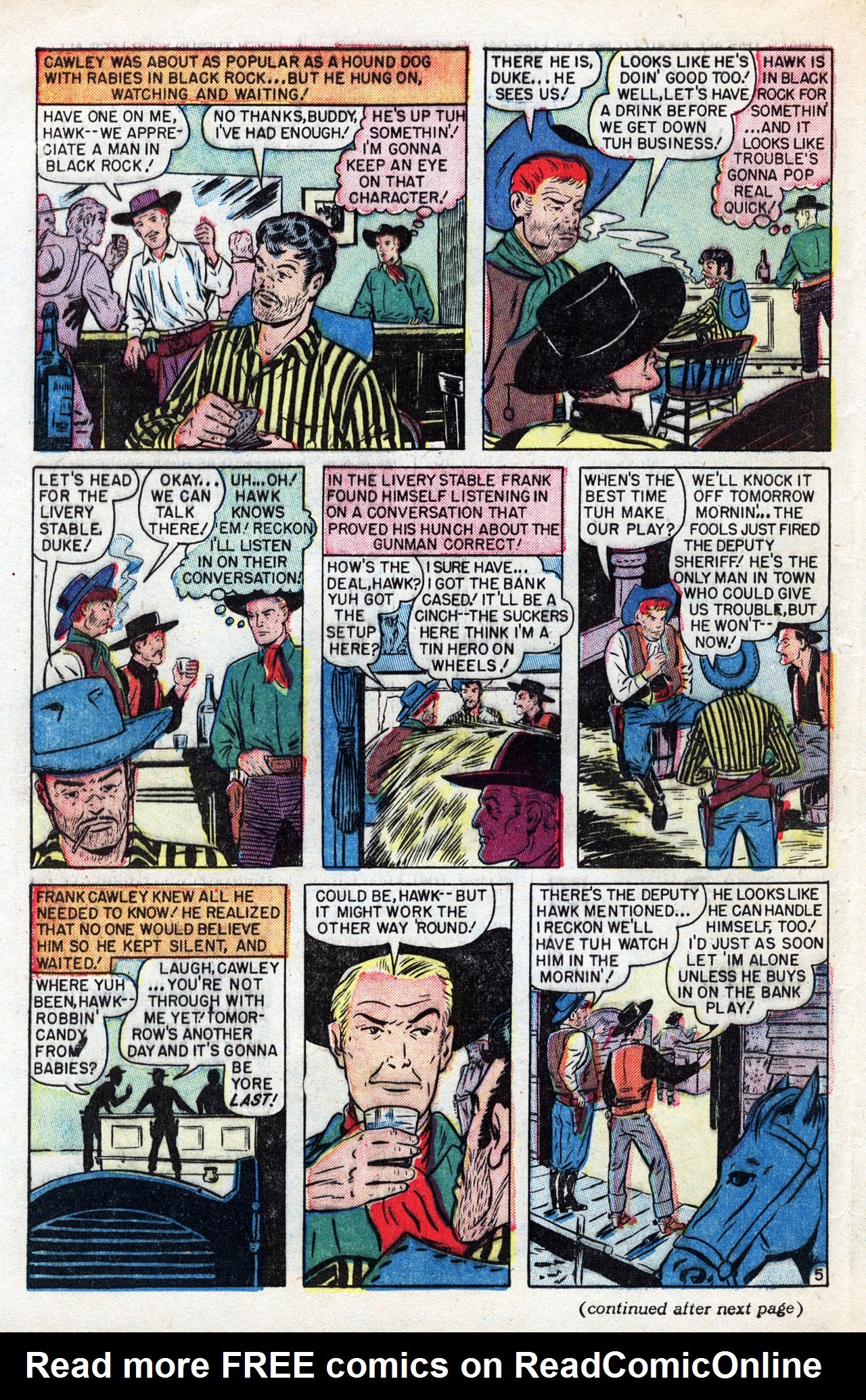 Read online Western Thrillers (1954) comic -  Issue #3 - 28