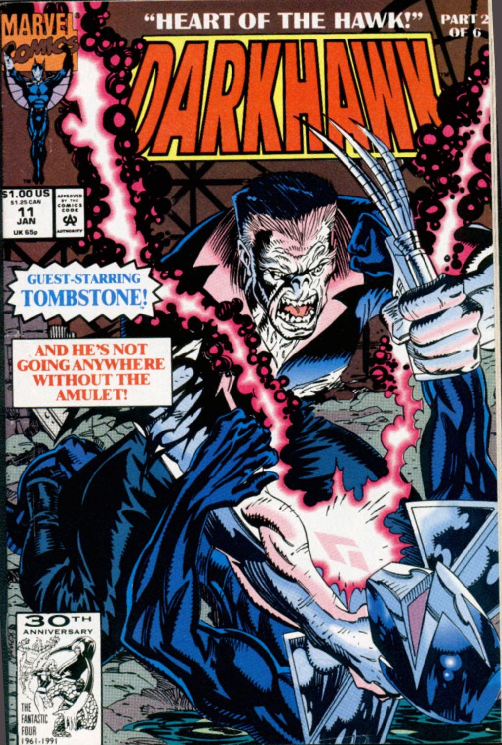 Read online Darkhawk (1991) comic -  Issue #11 - 1