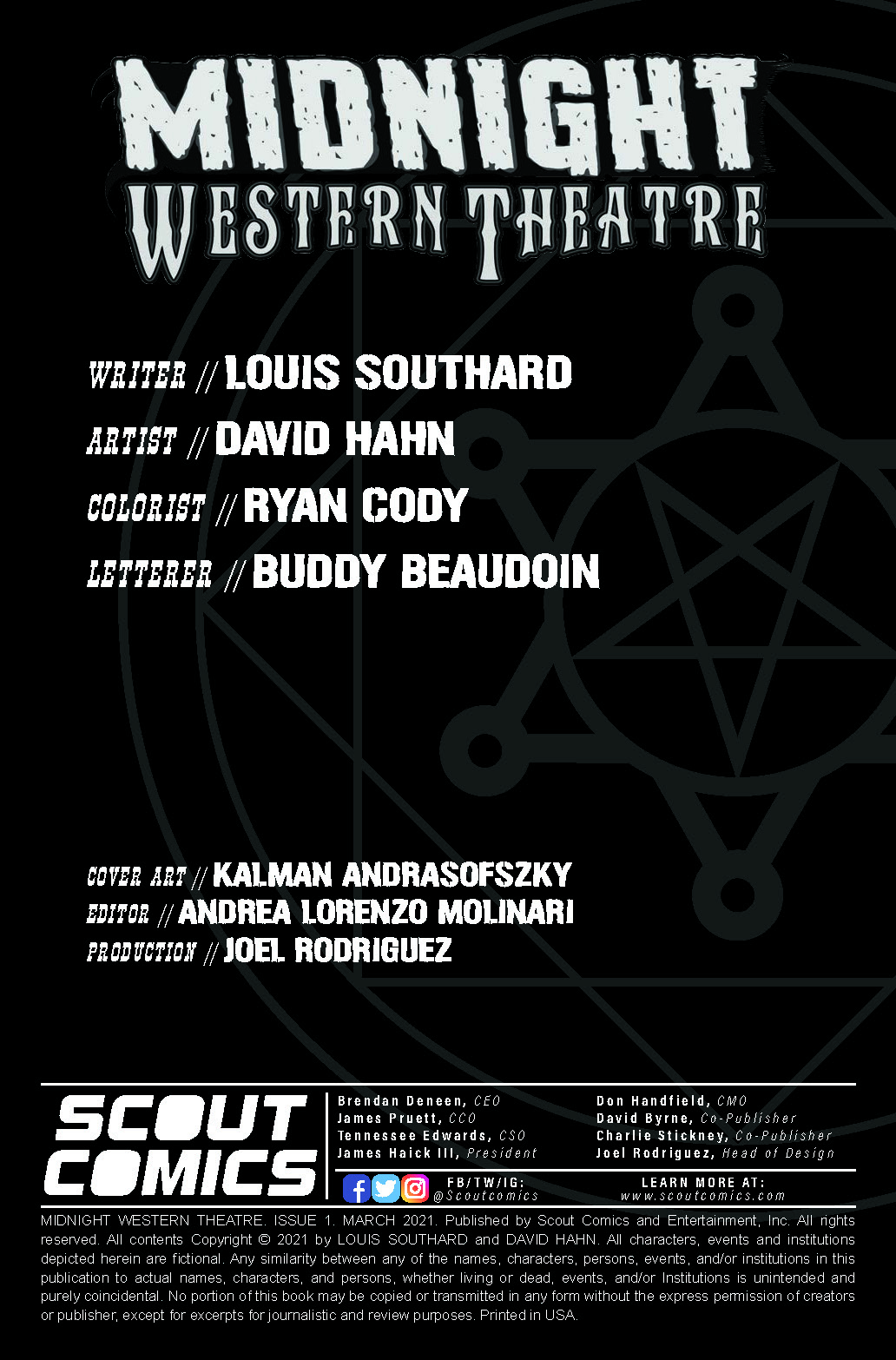 Read online Midnight Western Theatre comic -  Issue #1 - 2