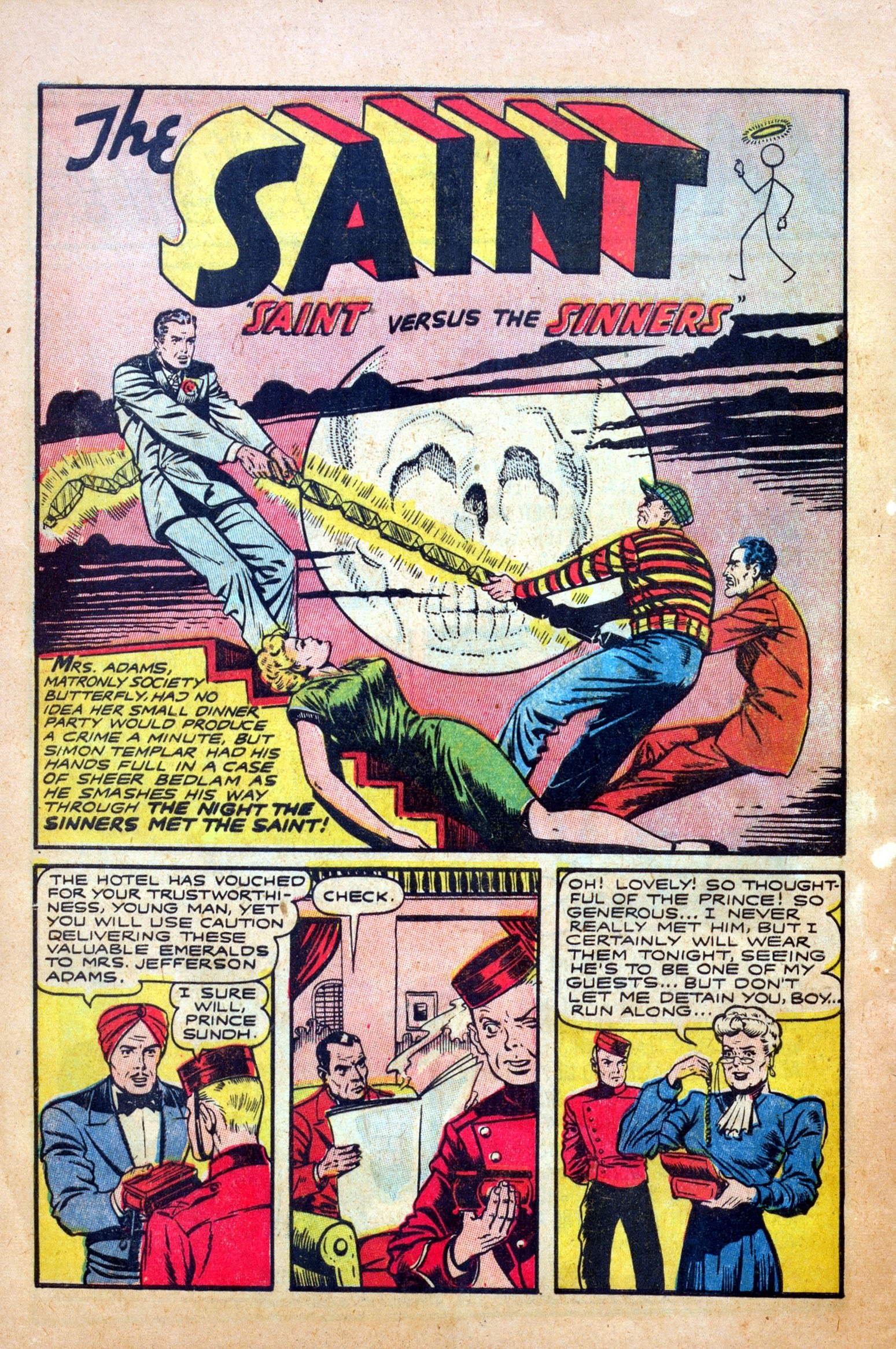 Read online The Saint (1947) comic -  Issue #1 - 28