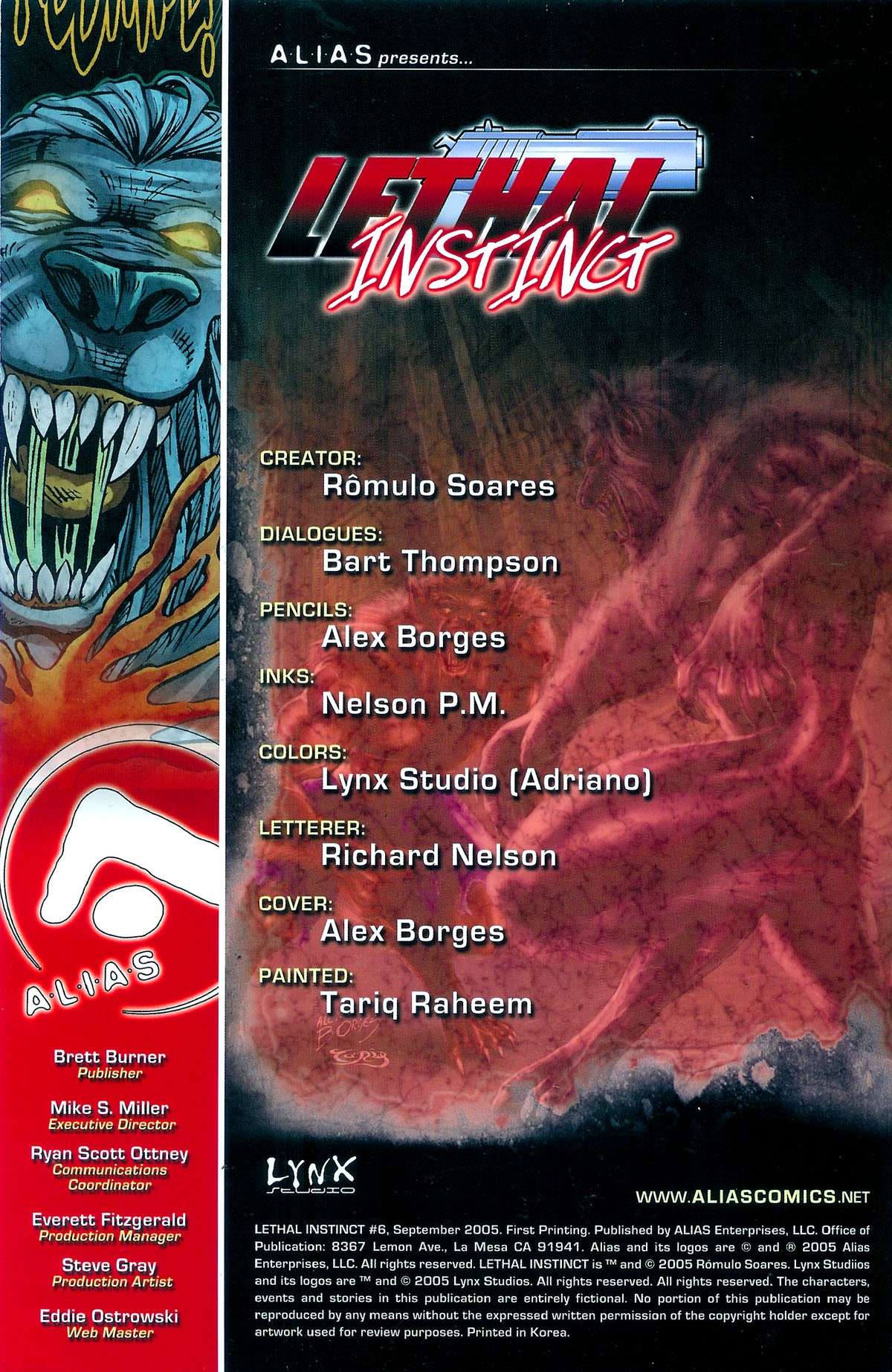 Read online Lethal Instinct comic -  Issue #6 - 2