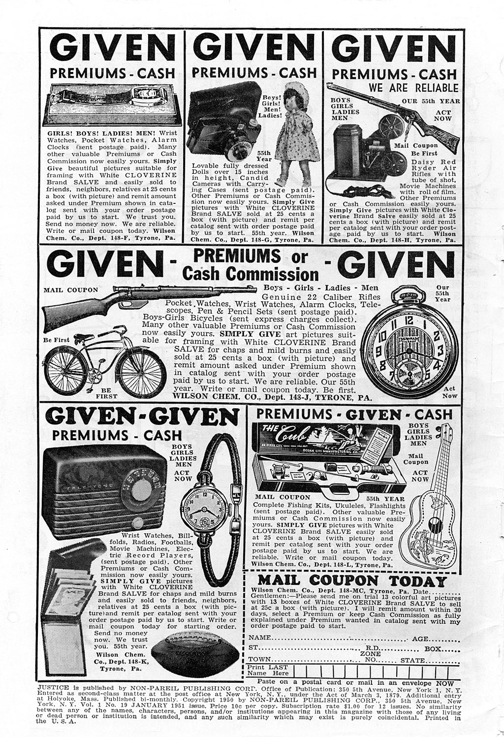 Read online Justice (1947) comic -  Issue #19 - 2