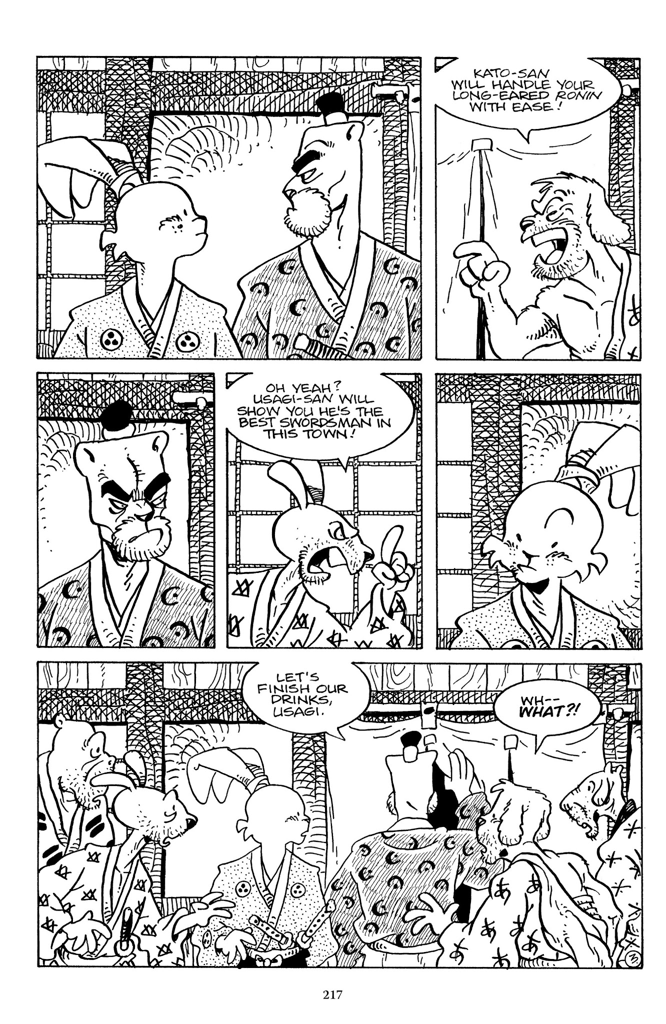 Read online The Usagi Yojimbo Saga comic -  Issue # TPB 7 - 212