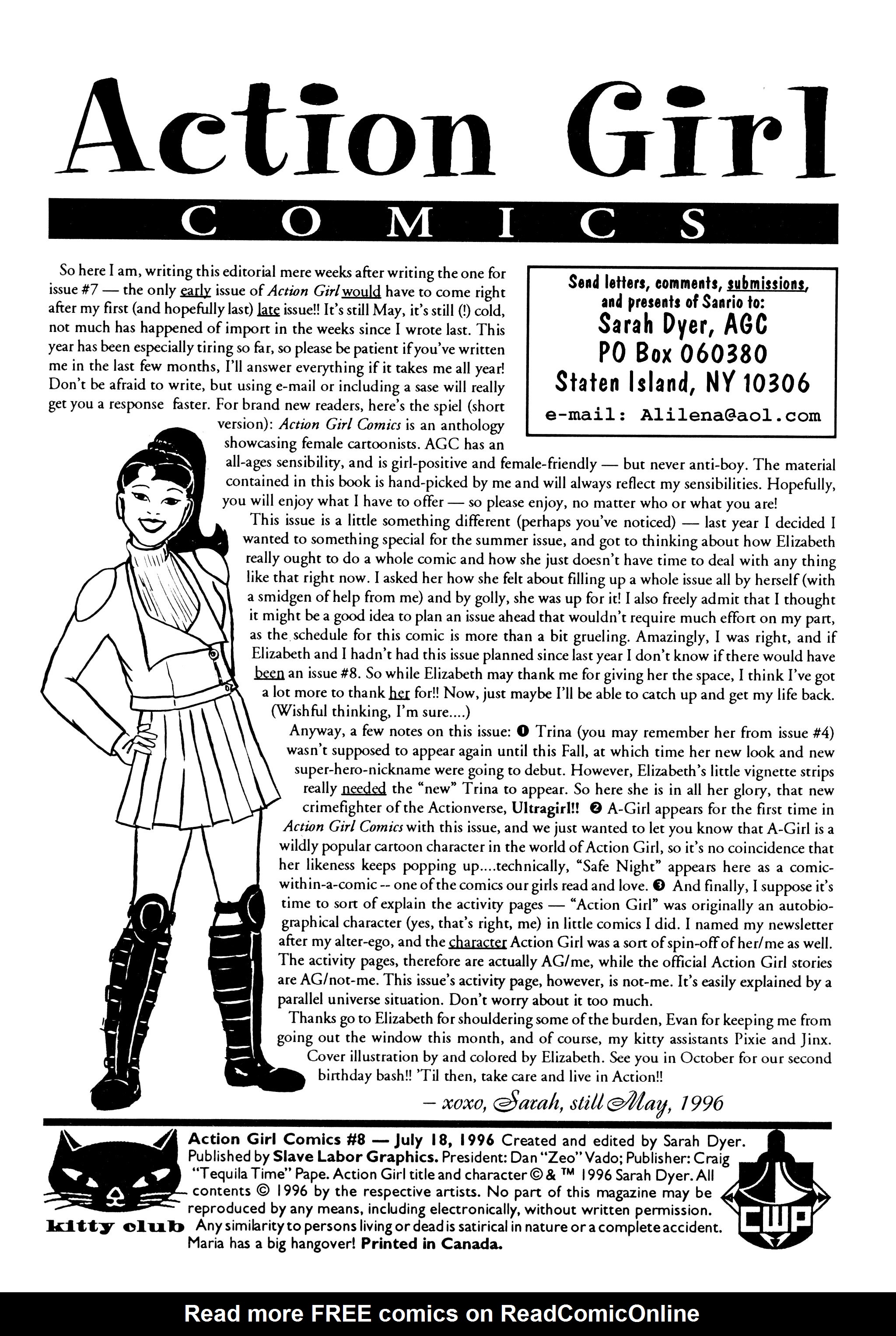 Read online Action Girl Comics comic -  Issue #8 - 2