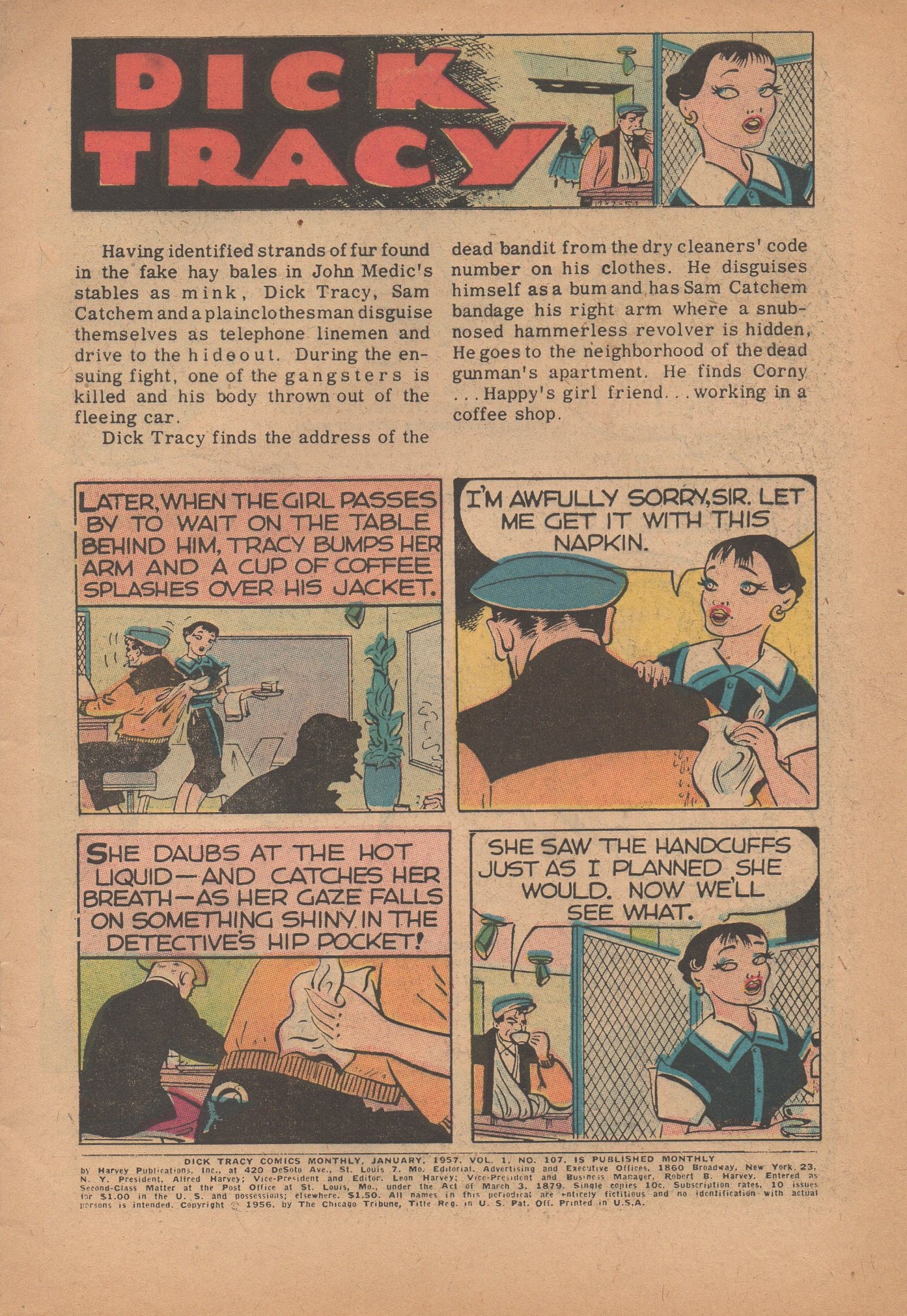 Read online Dick Tracy comic -  Issue #107 - 3