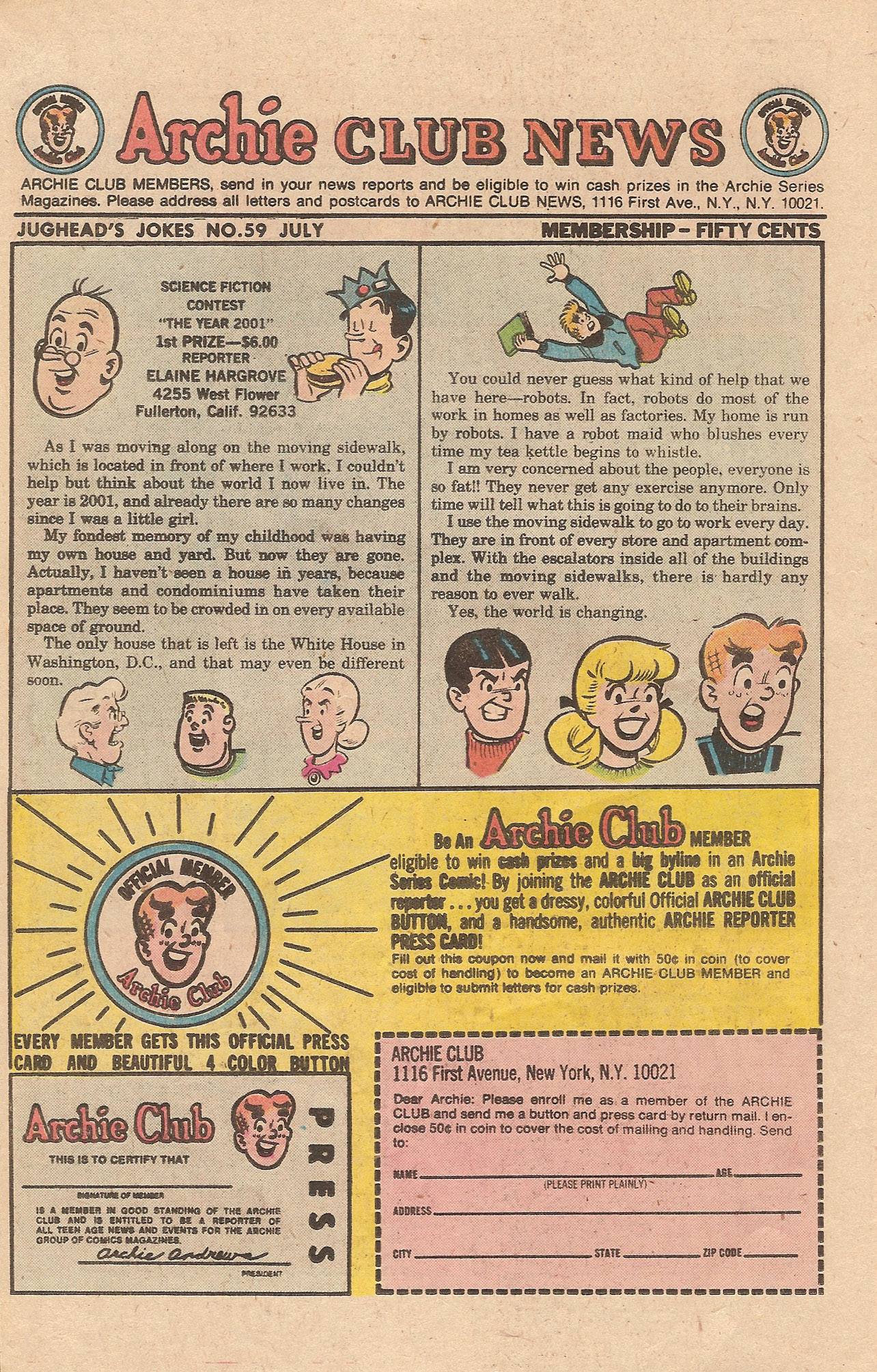 Read online Jughead's Jokes comic -  Issue #59 - 26