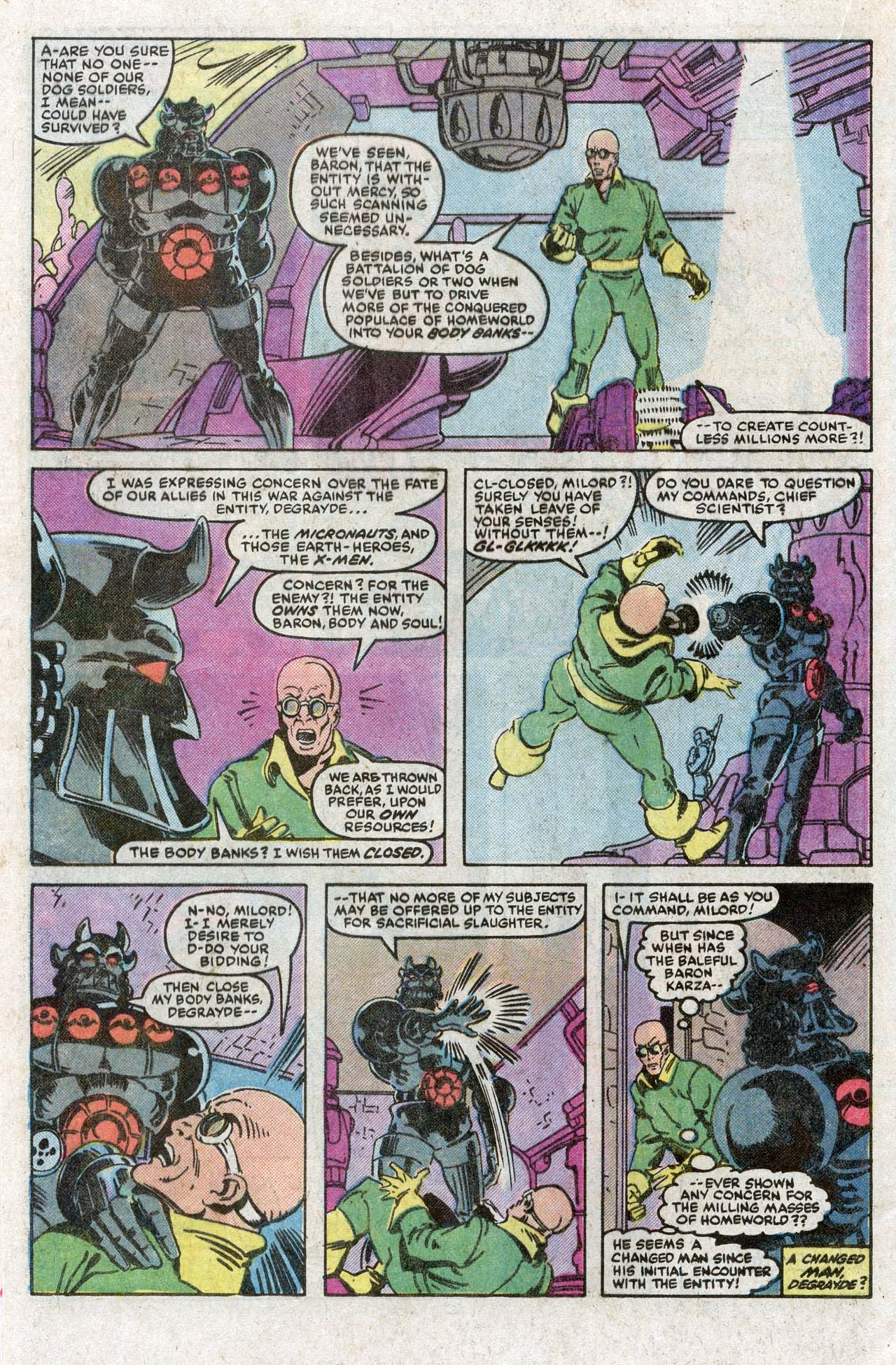 Read online The X-Men and the Micronauts comic -  Issue #3 - 16