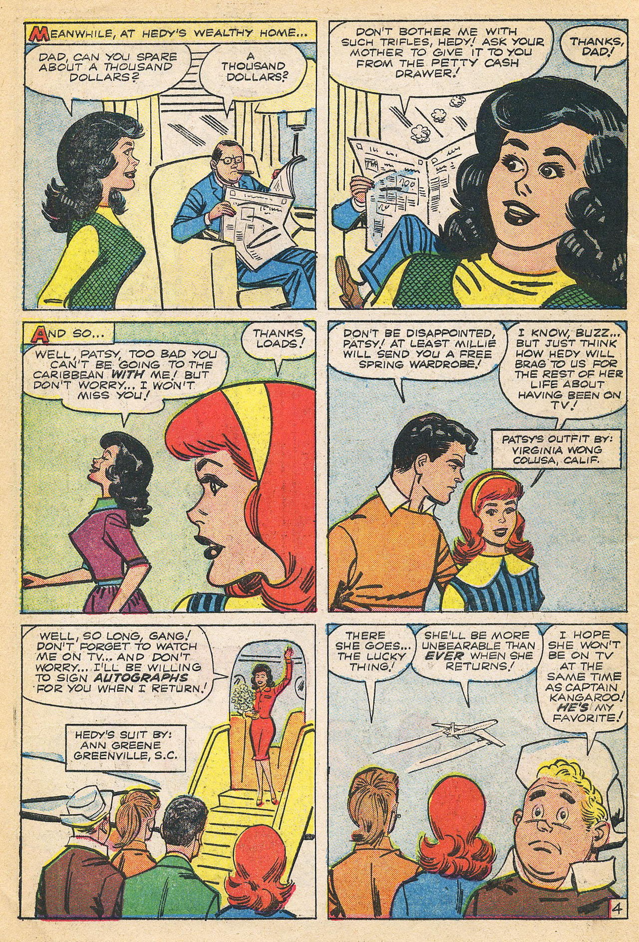 Read online Patsy and Hedy comic -  Issue #82 - 6