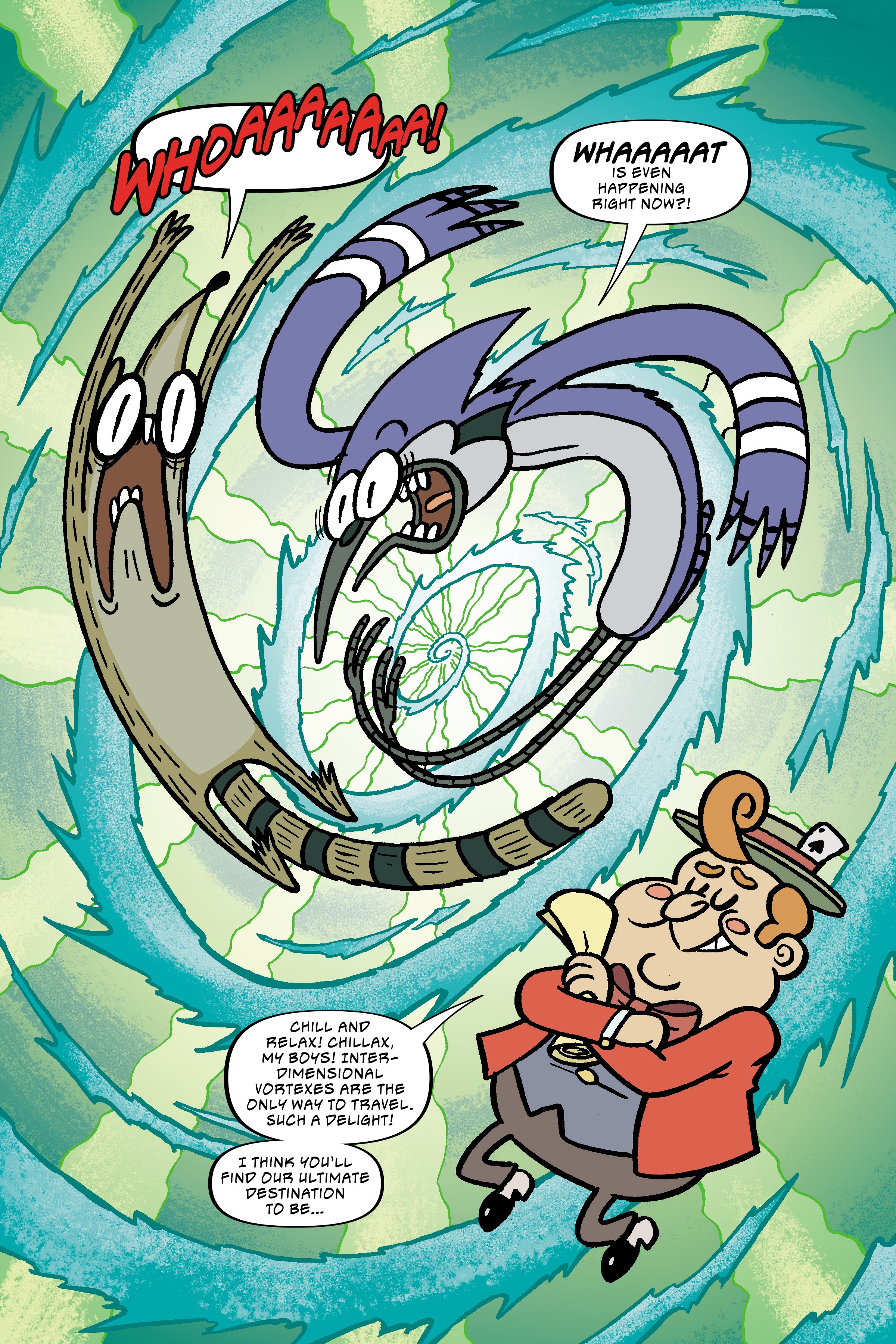Read online Regular Show: Wrasslesplosion comic -  Issue # TPB - 37