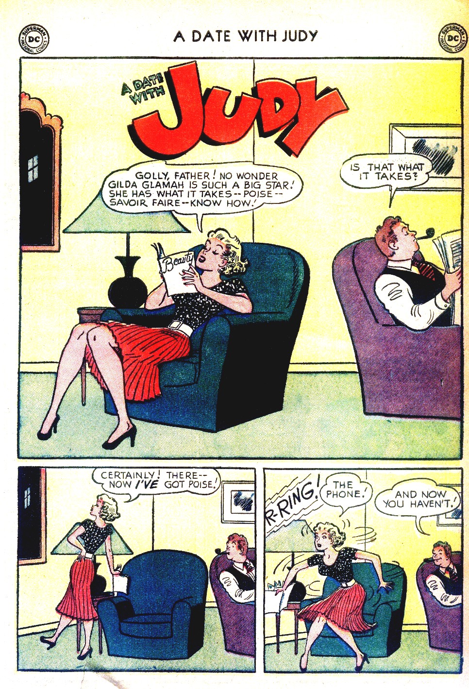 Read online A Date with Judy comic -  Issue #37 - 35