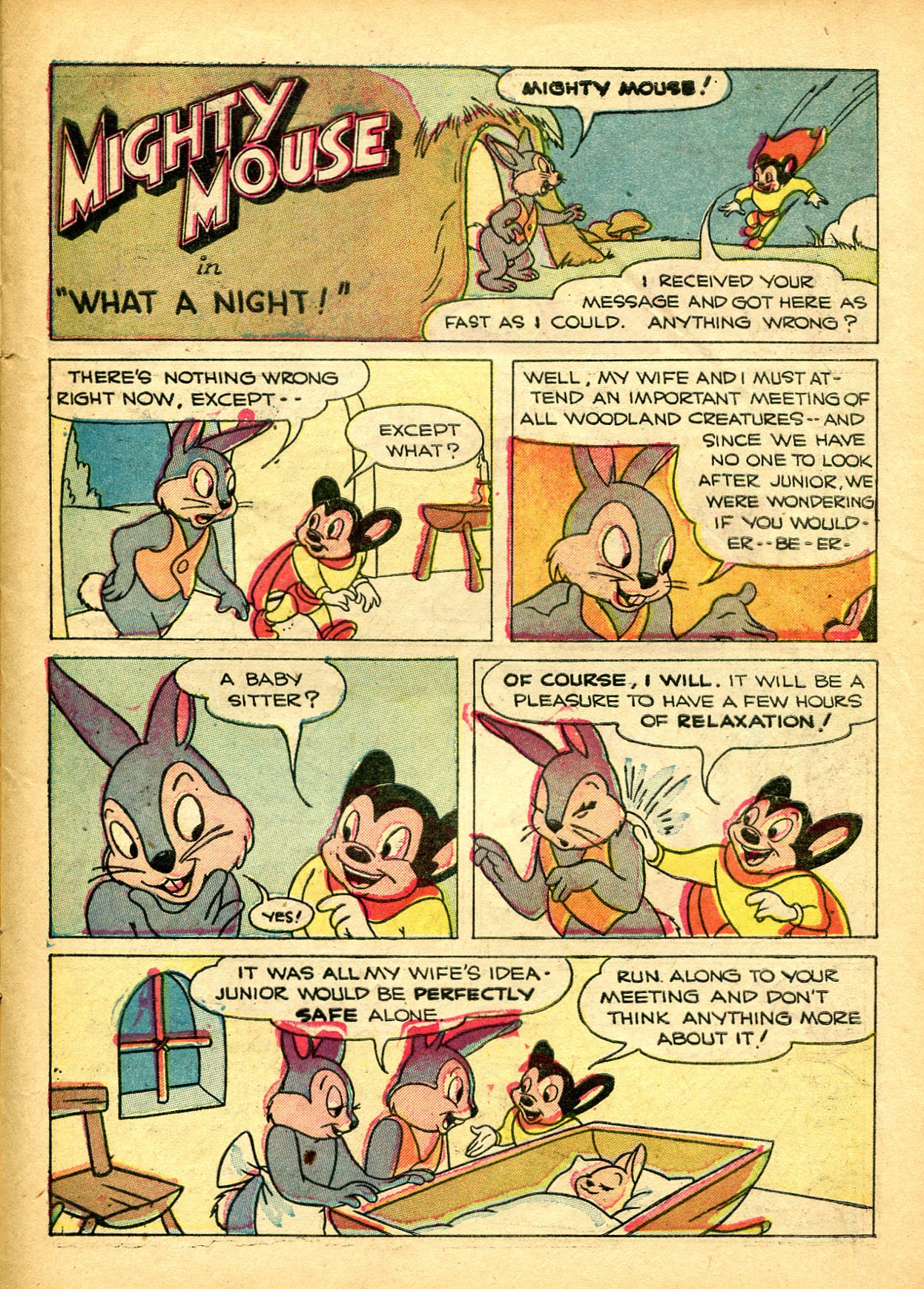 Read online Paul Terry's Mighty Mouse Comics comic -  Issue #27 - 11