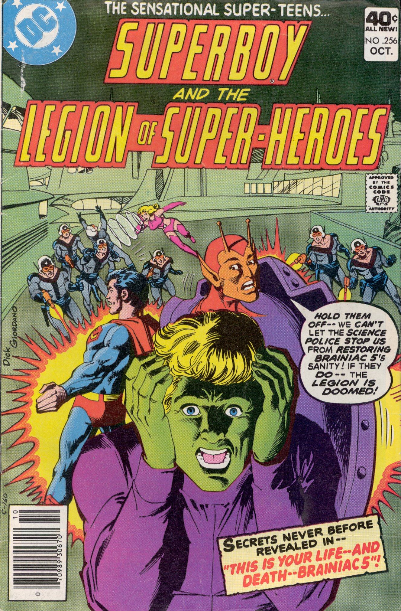 Read online Superboy and the Legion of Super-Heroes (1977) comic -  Issue #256 - 1