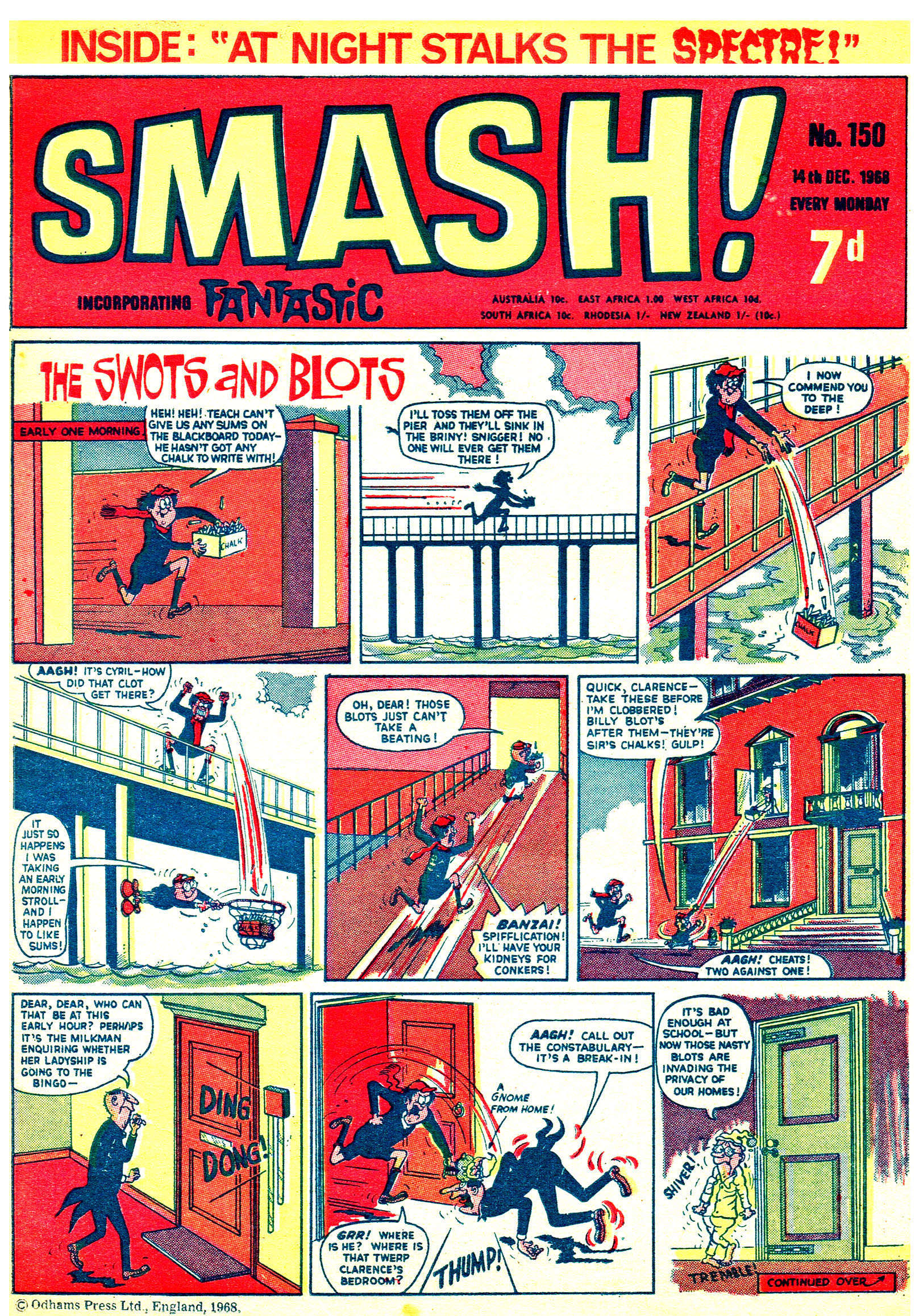 Read online Smash! (1966) comic -  Issue #150 - 1