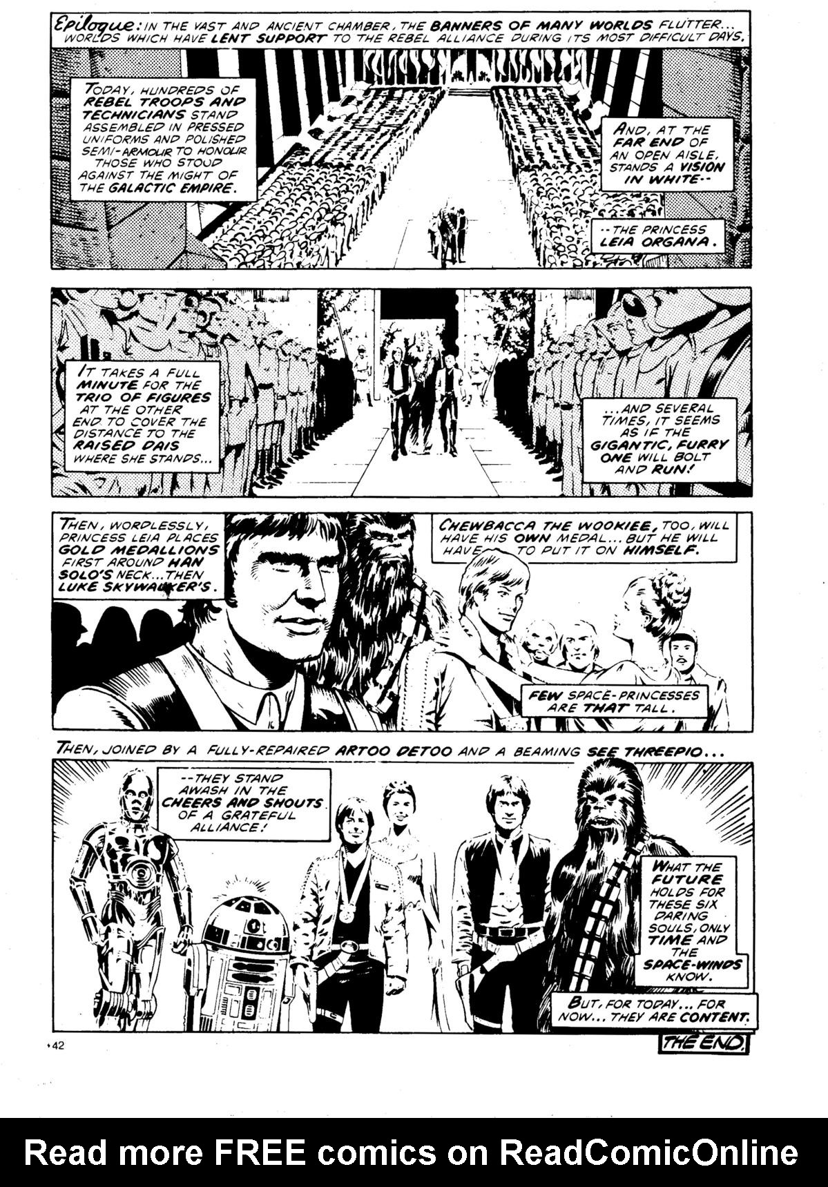 Read online Star Wars Weekly comic -  Issue #147 - 42