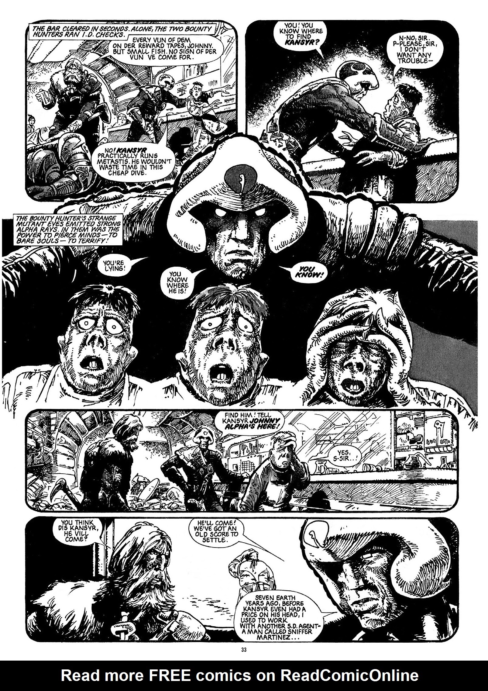 Read online Strontium Dog Search and Destroy: The Starlord Years comic -  Issue # TPB - 33