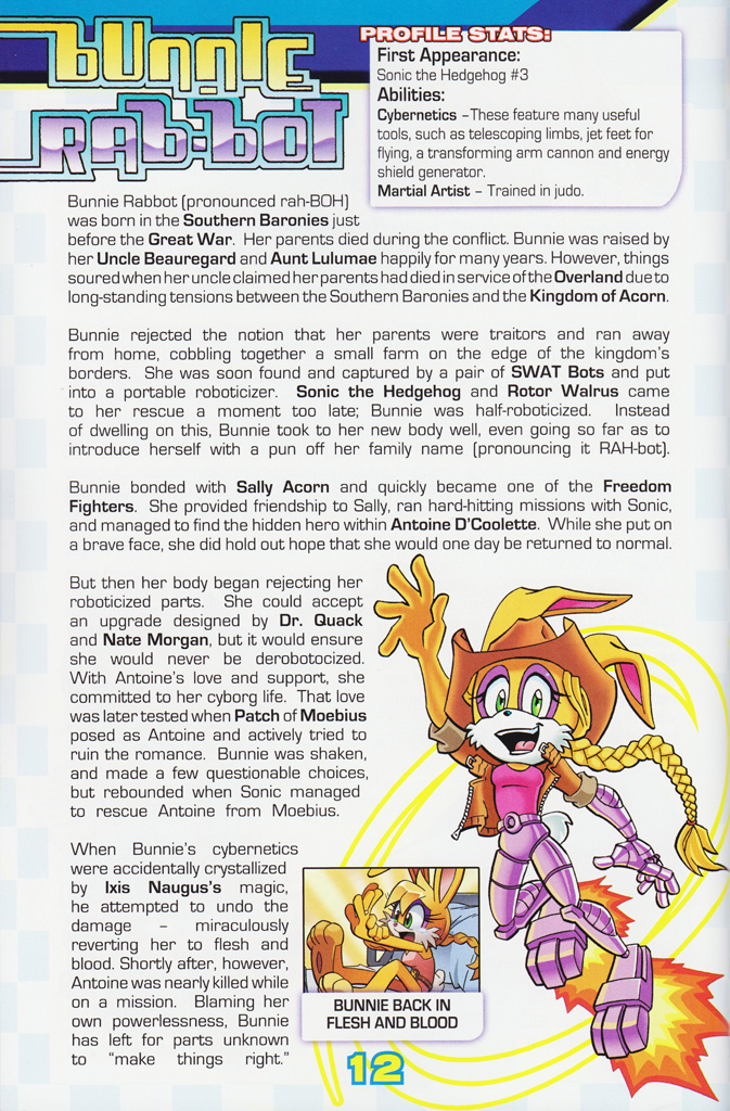 Read online Sonic the Hedgehog: The Complete Sonic Comic Encyclopedia comic -  Issue # TPB - 14