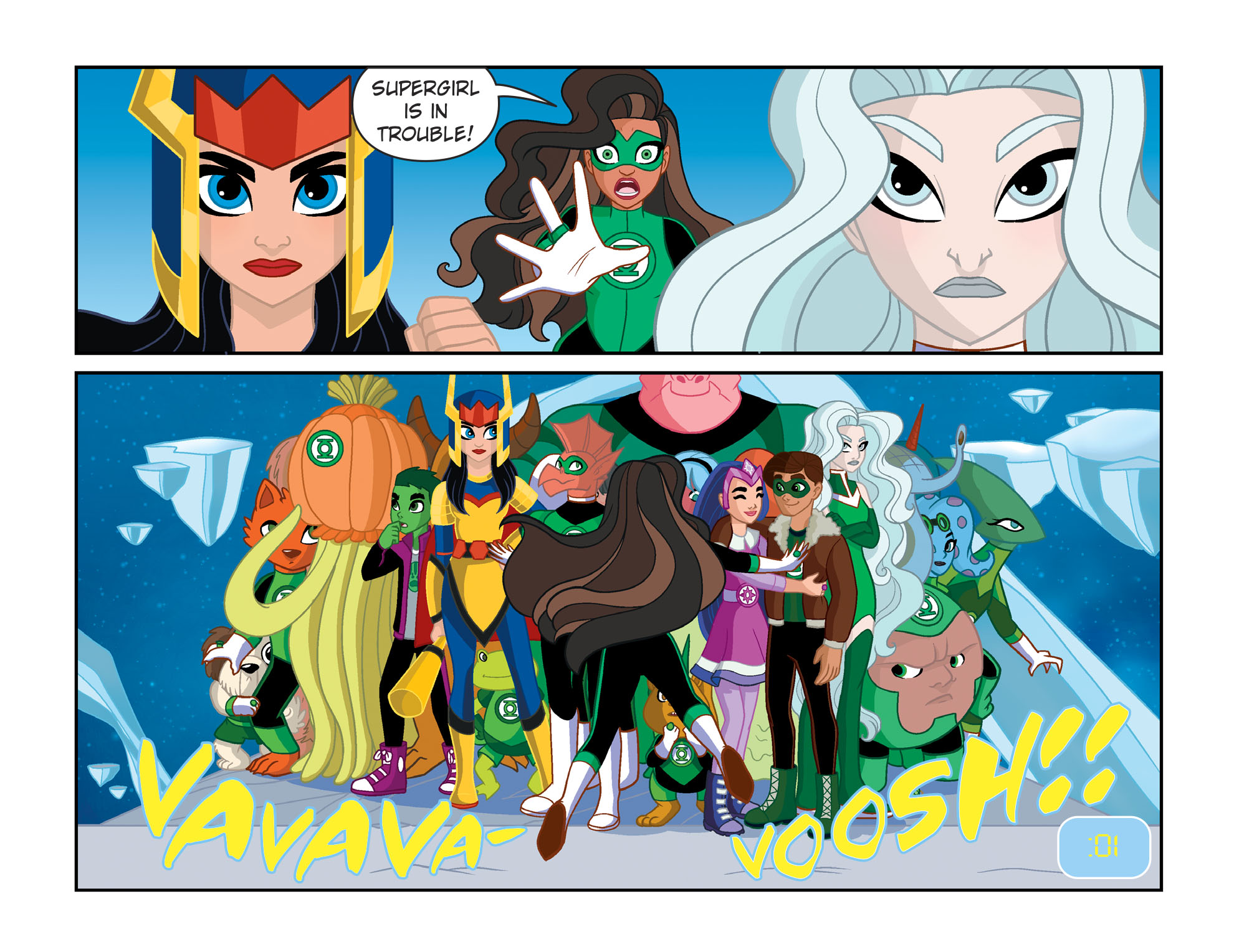 Read online DC Super Hero Girls: Spaced Out comic -  Issue #9 - 13