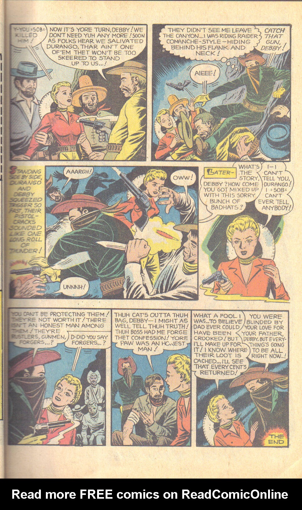 Read online Wild Western Action comic -  Issue #1 - 31