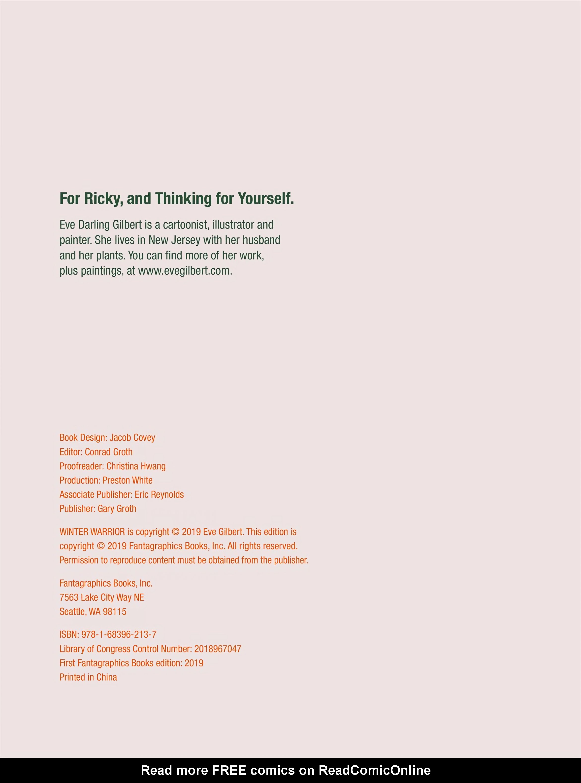 Read online Winter Warrior comic -  Issue # TPB - 3