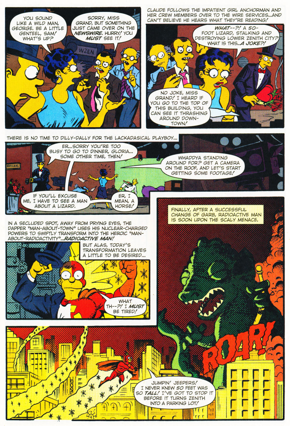 Read online Bongo Comics Presents Simpsons Super Spectacular comic -  Issue #1 - 38