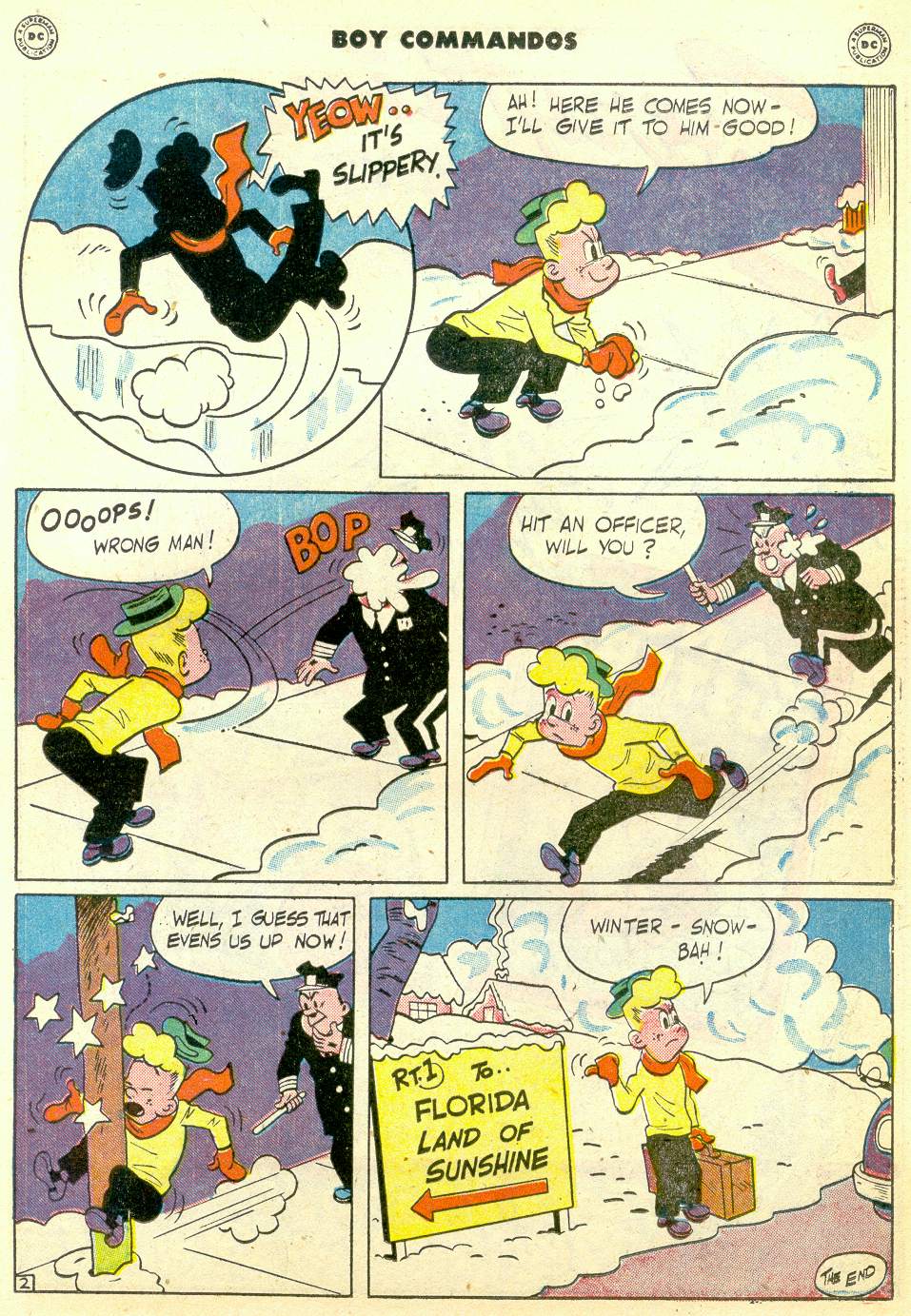 Read online Boy Commandos comic -  Issue #32 - 35