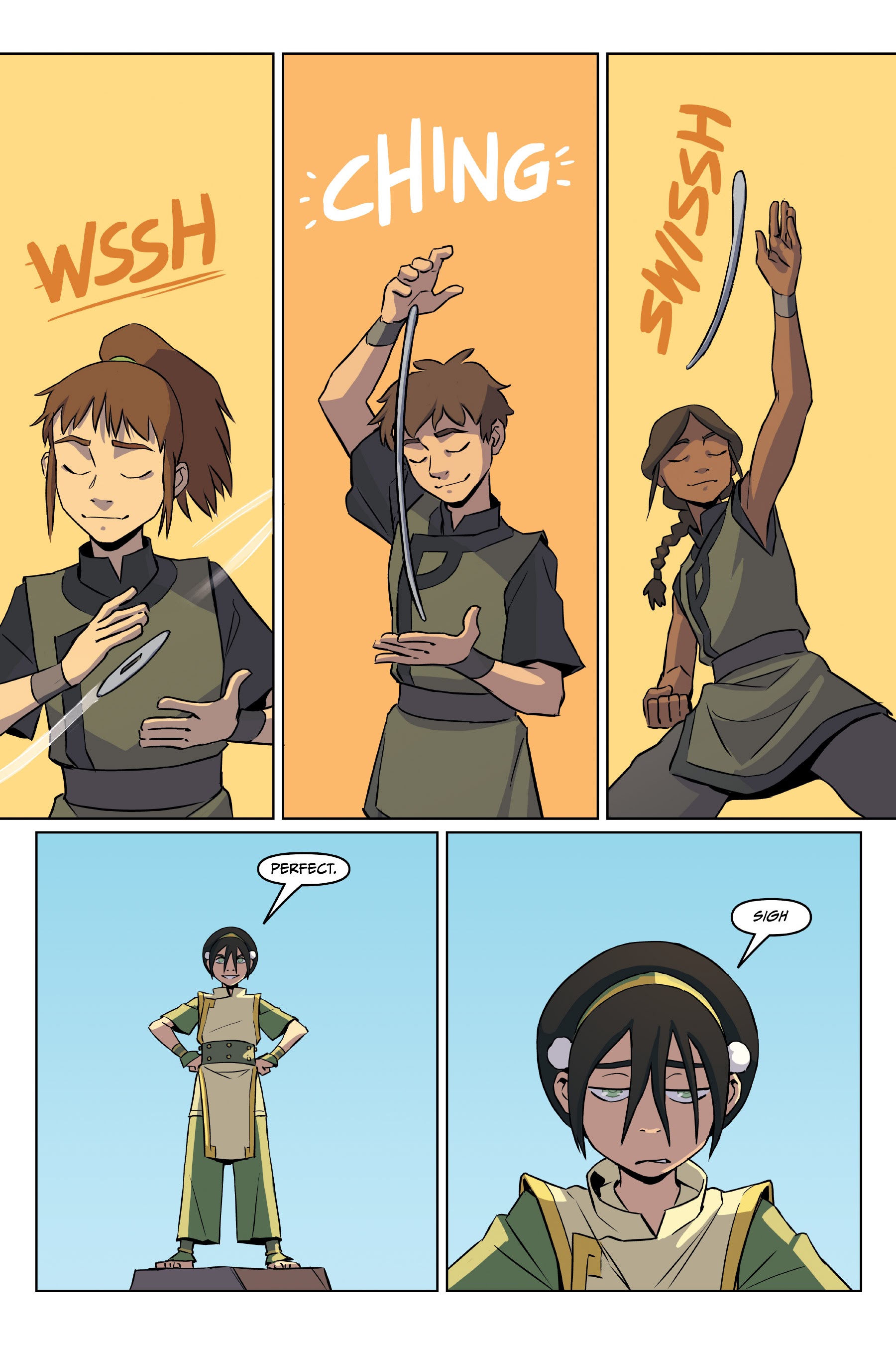 Read online Nickelodeon Avatar: The Last Airbender - Toph Beifong's Metalbending Academy comic -  Issue # TPB - 8
