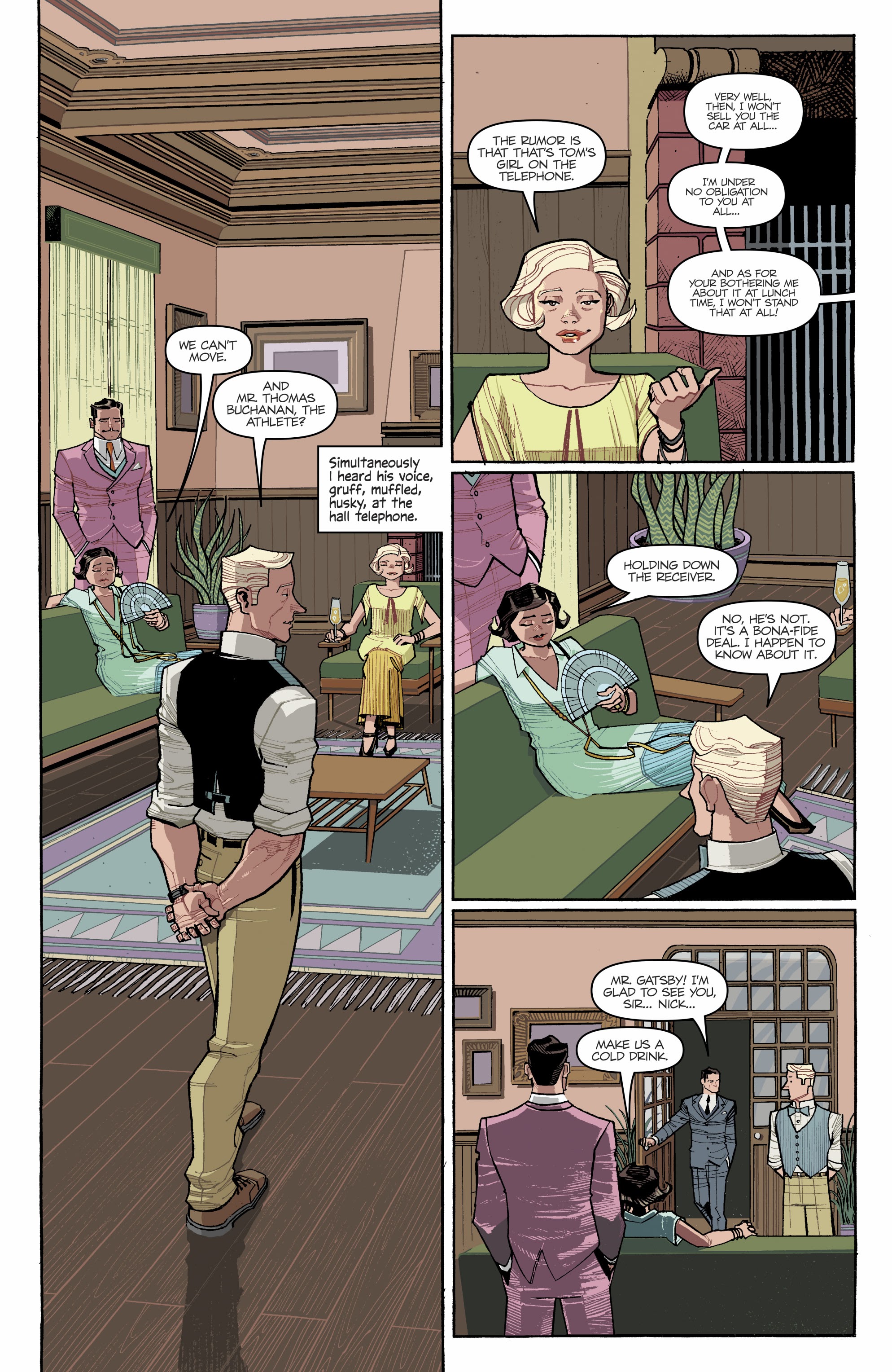 Read online The Great Gatsby comic -  Issue #5 - 8