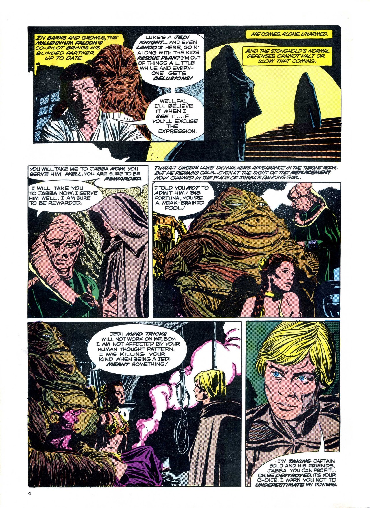 Read online Return of the Jedi comic -  Issue #150 - 4