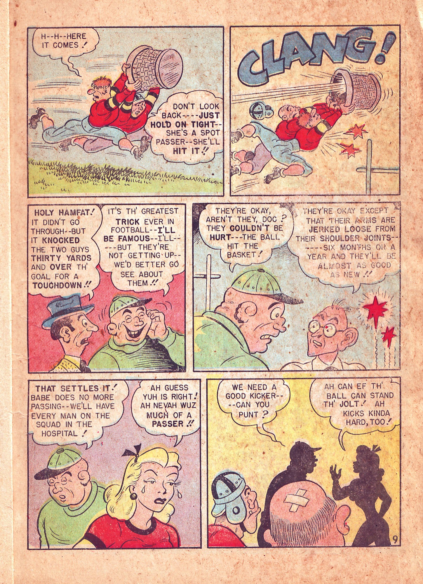 Read online Babe (1948) comic -  Issue #4 - 11