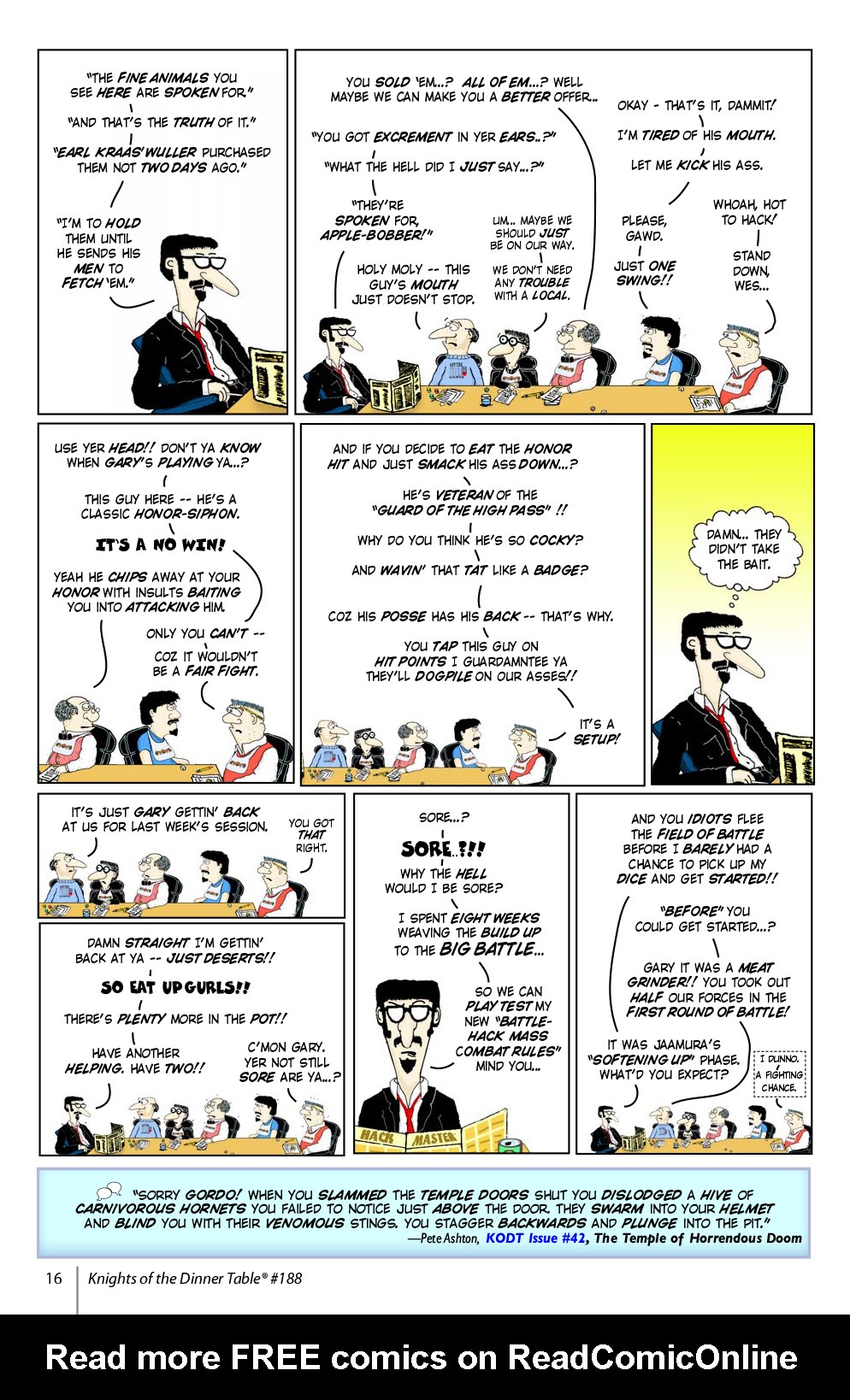 Read online Knights of the Dinner Table comic -  Issue #188 - 18